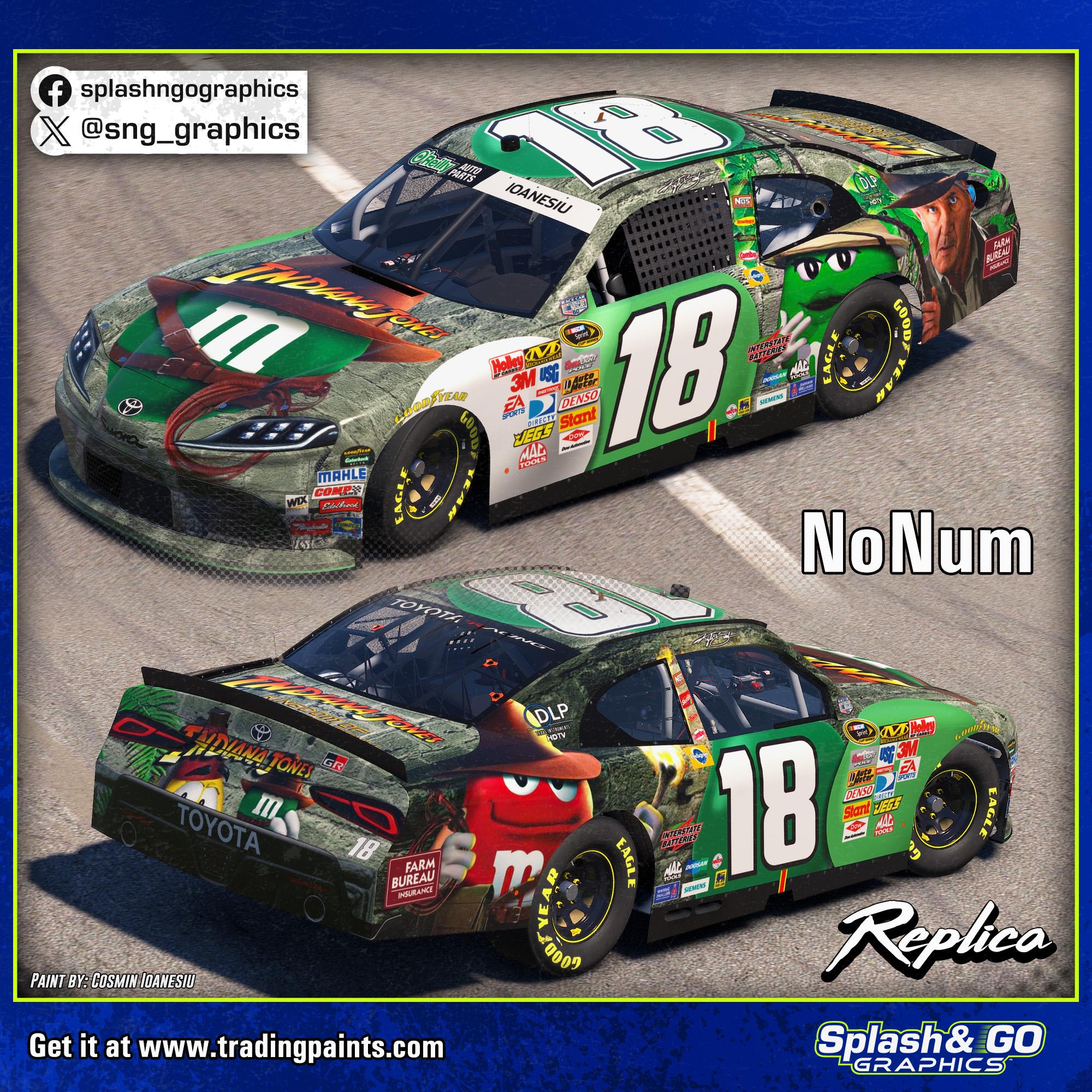 Preview of Kyle Busch 2008 Indiana Jones M&Ms Darlington WIN NoNum by Cosmin I.
