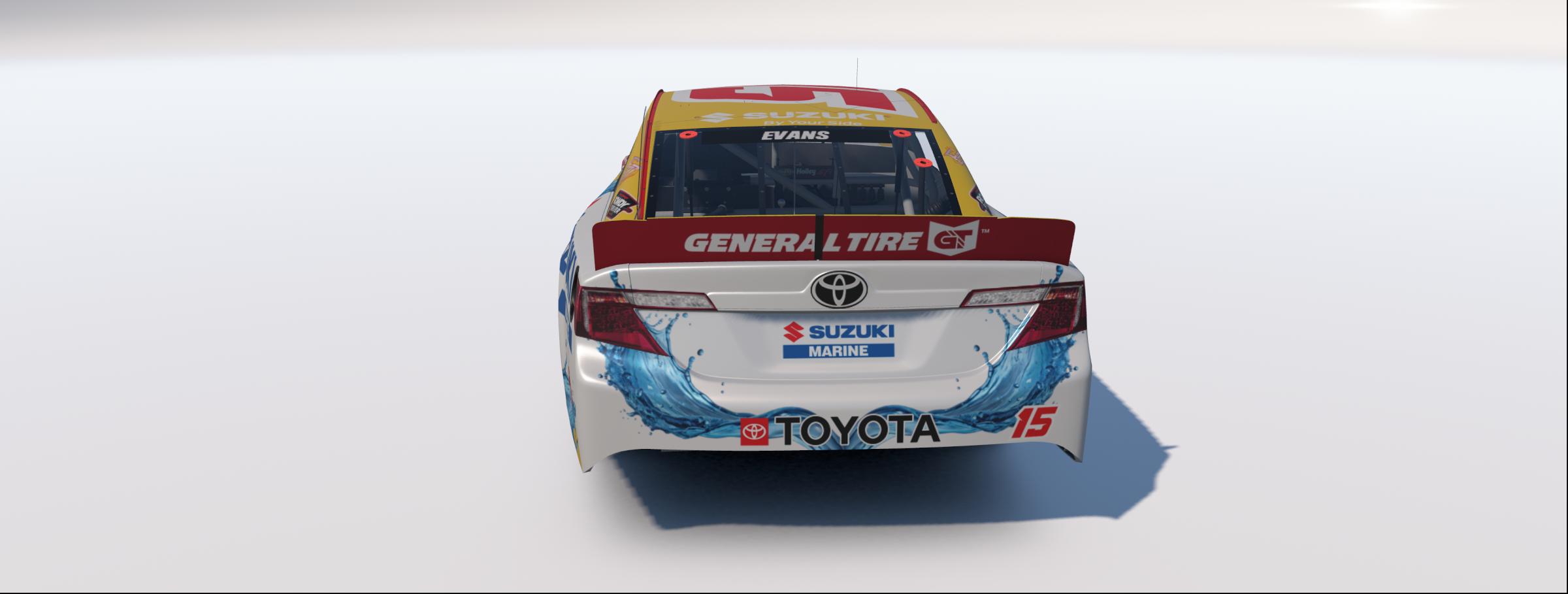 Preview of 2026 Jordyn Propst #15 Suzuki Marine ARCA Toyota W/ Spec Map by Rob Evans