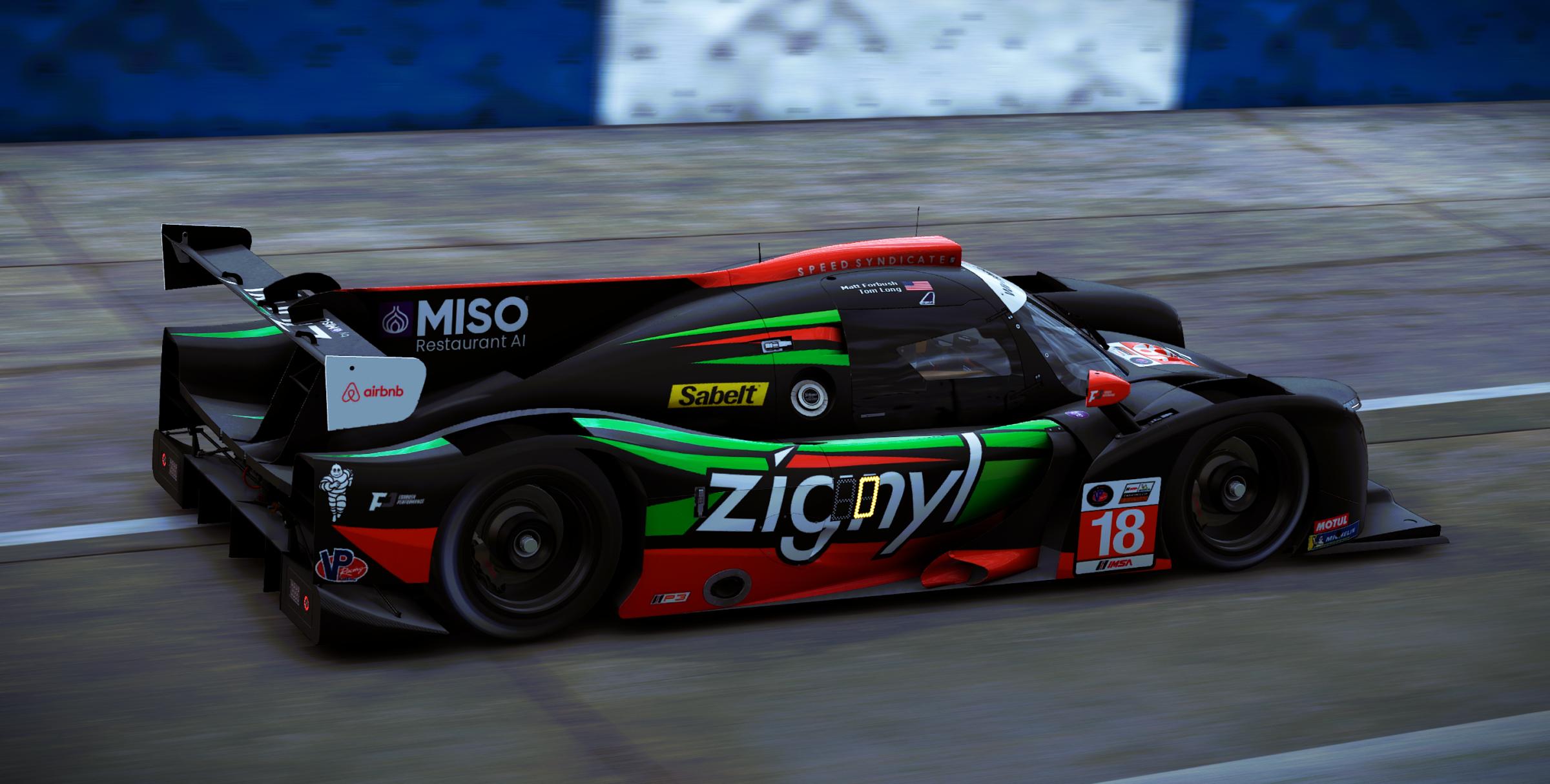 Preview of Official: Forbush Performance #18 2026 IMSA Endurance Challenge Livery by Samuel J Ball