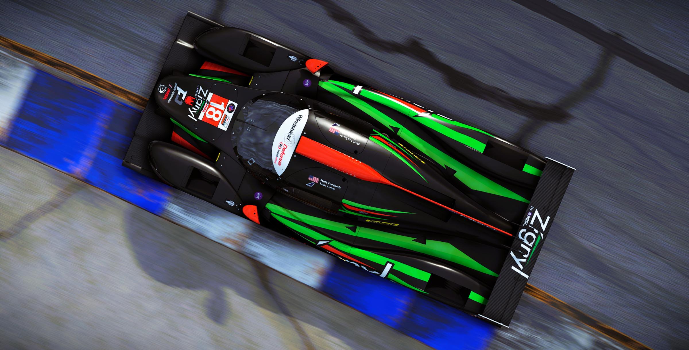 Preview of Official: Forbush Performance #18 2026 IMSA Endurance Challenge Livery by Samuel J Ball