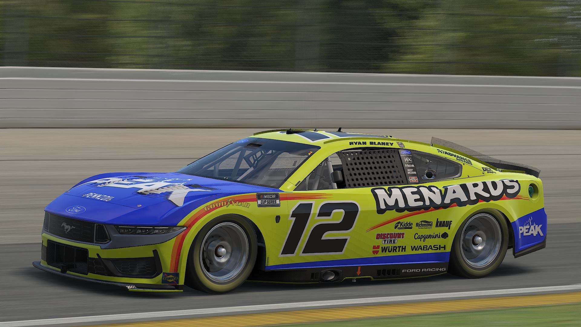 Preview of 2026 Ryan Blaney Menards Ford Mustang by David T Cabrera