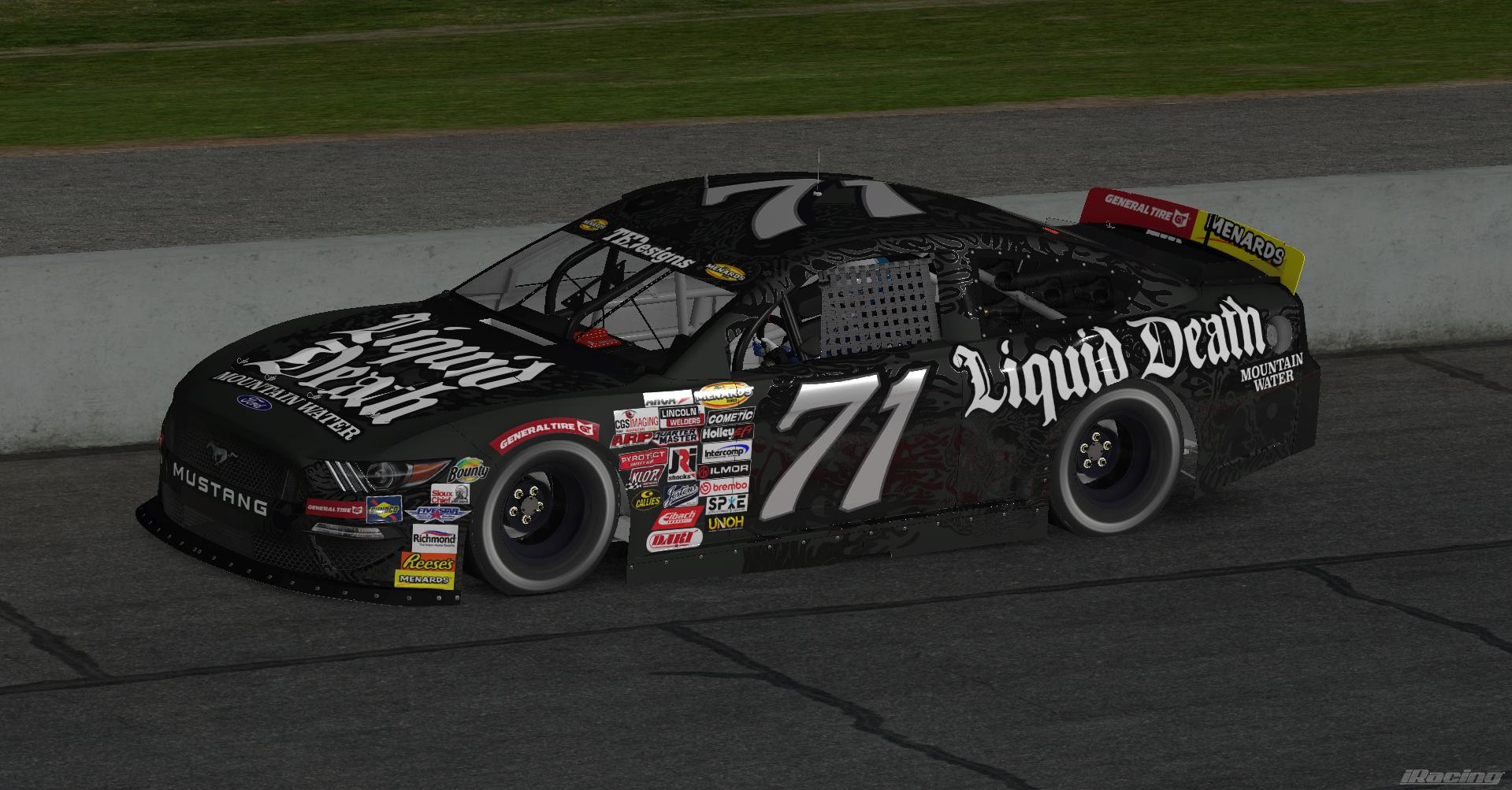 Preview of #71 - Jacob Fifield - Liquid Death Mountain Water - ARCA Series 2026 by Teejay Handley