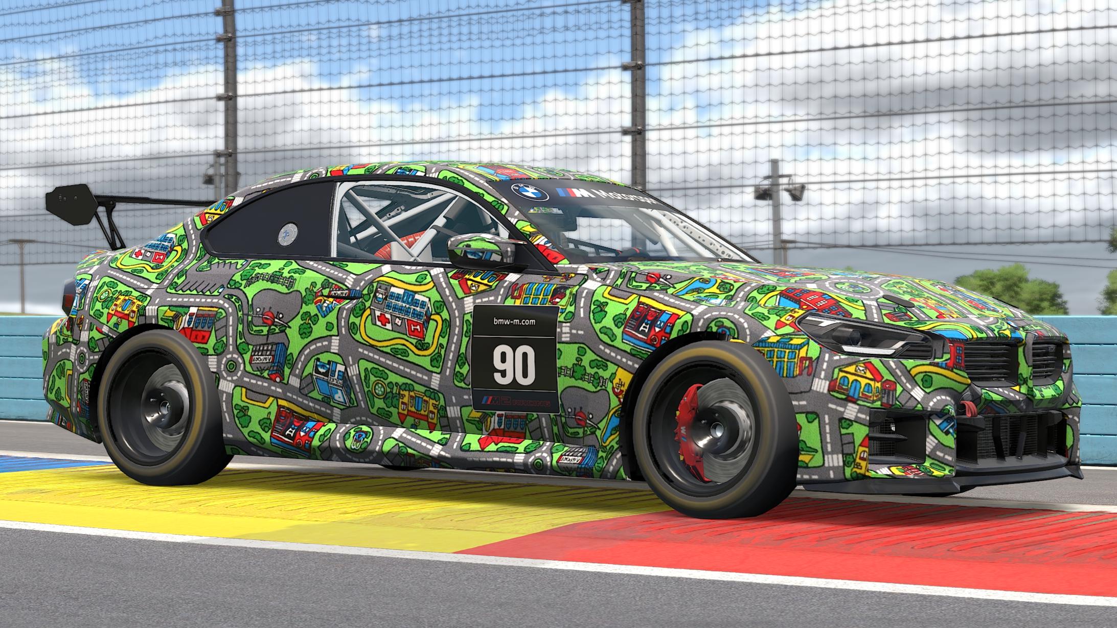 Preview of Car City Rug - BMW M2 G87 by Carson Rowland