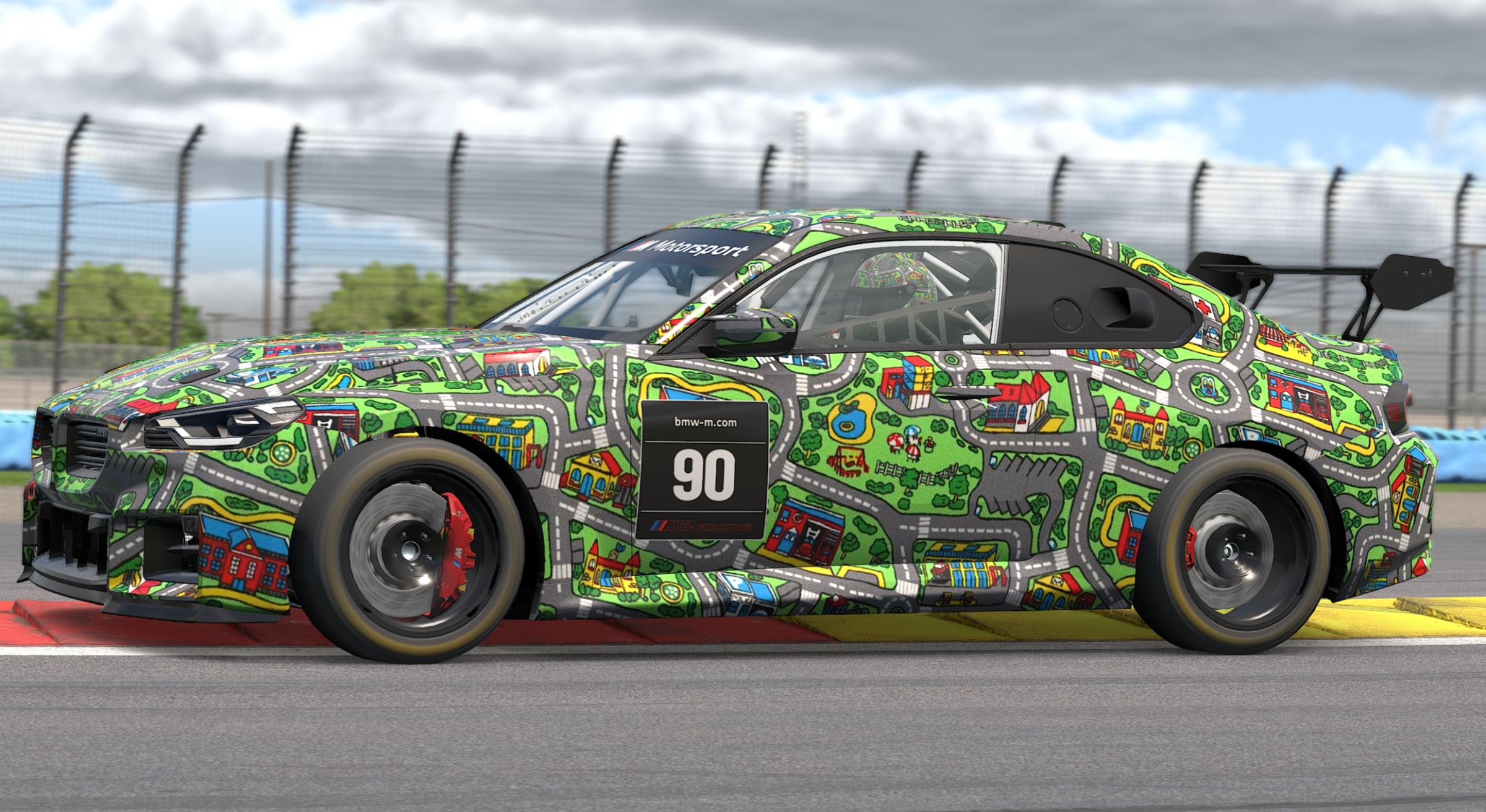 Preview of Car City Rug - BMW M2 G87 by Carson Rowland