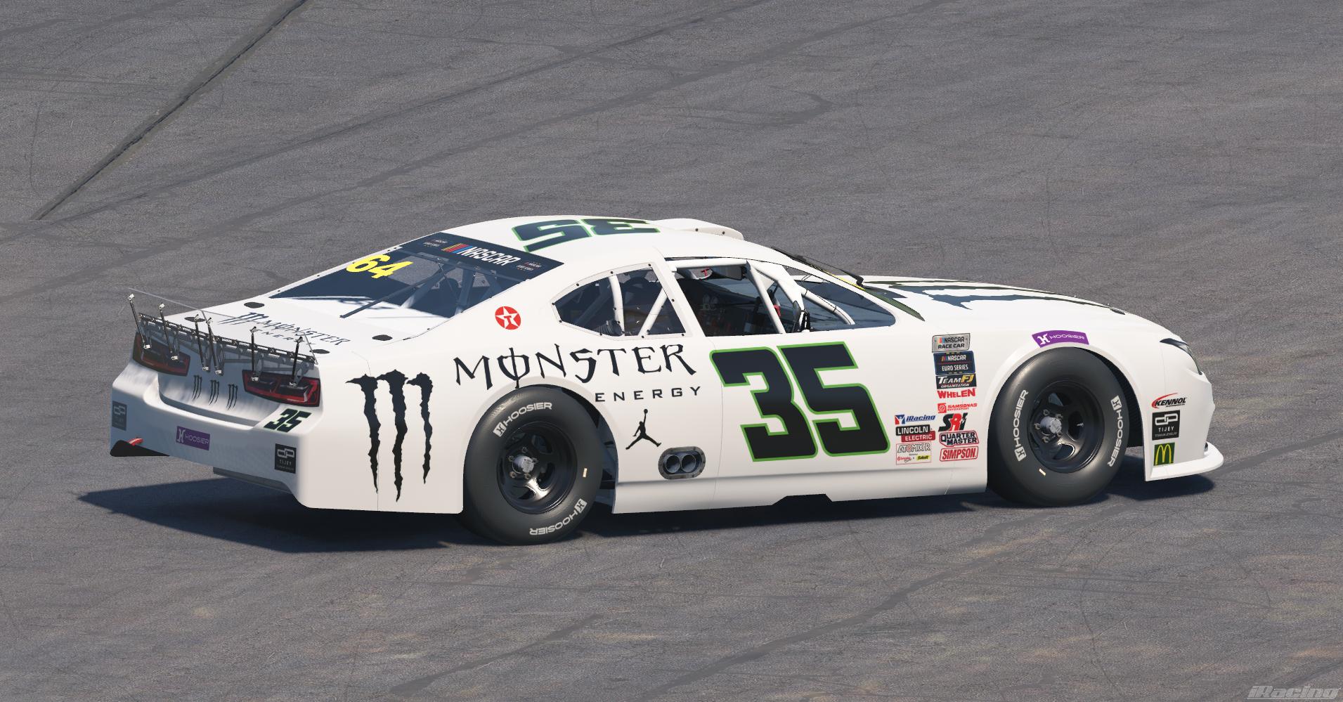 Preview of White Monster Energy Drink EuroNASCAR by Davie Hendricks