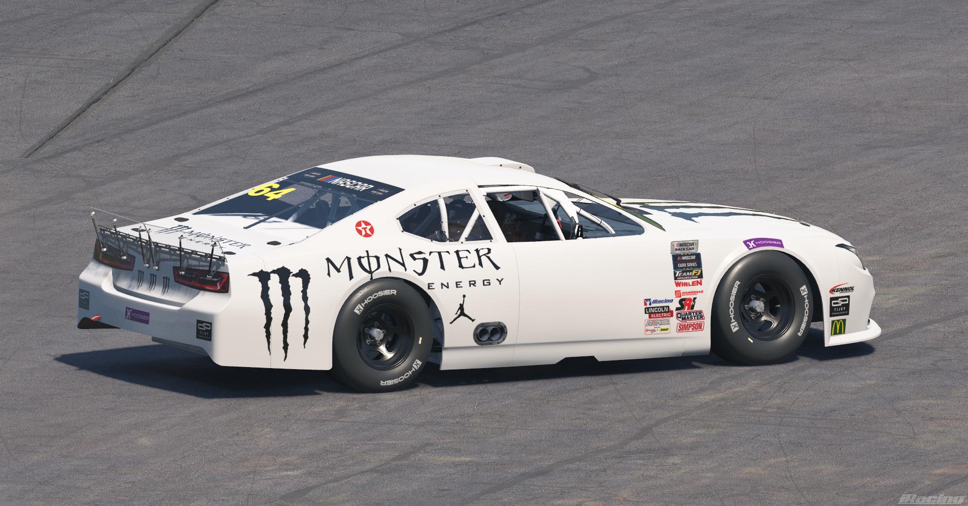 Preview of White Monster Energy Drink EuroNASCAR by Davie Hendricks