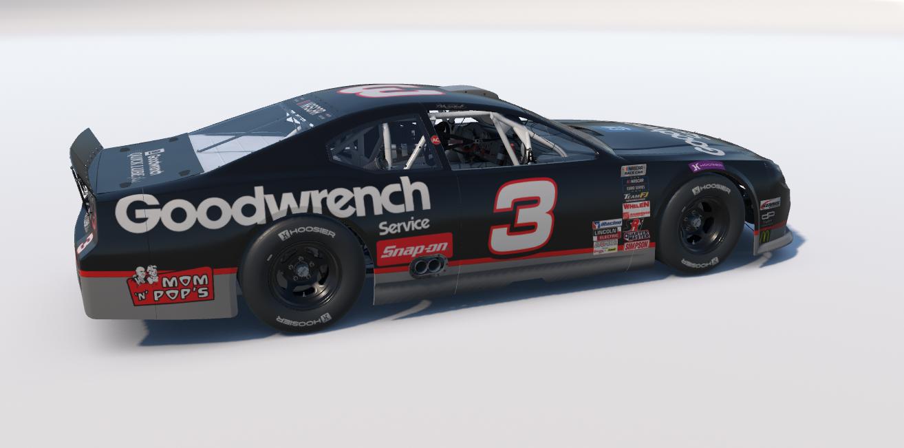 Preview of Dale Earnhardt Euro NASCAR (Sim-Stamped Numbers) by Steve Luvender