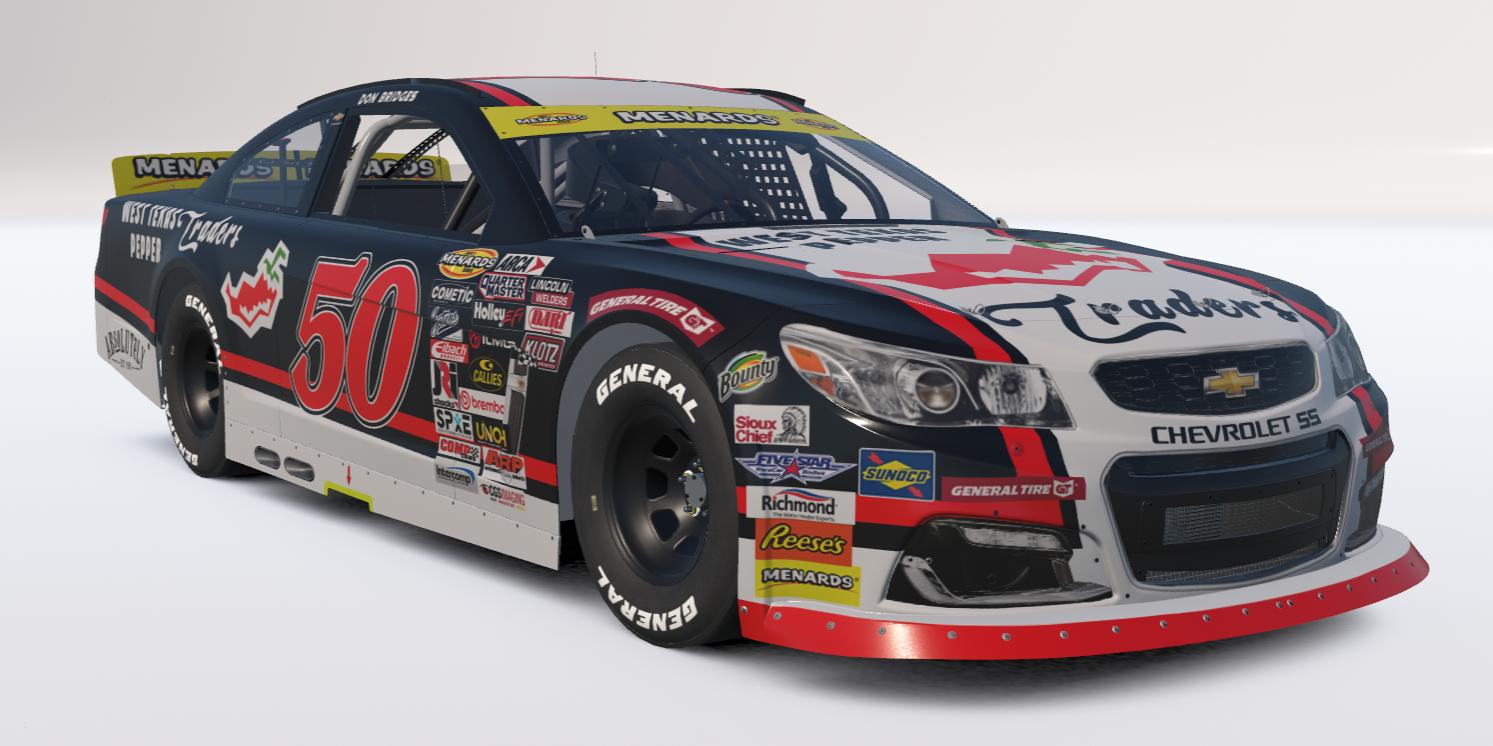 Preview of #50 Don Bridges - West Texas Pepper Traders ARCA Chevy SS by Mathew Montgomery