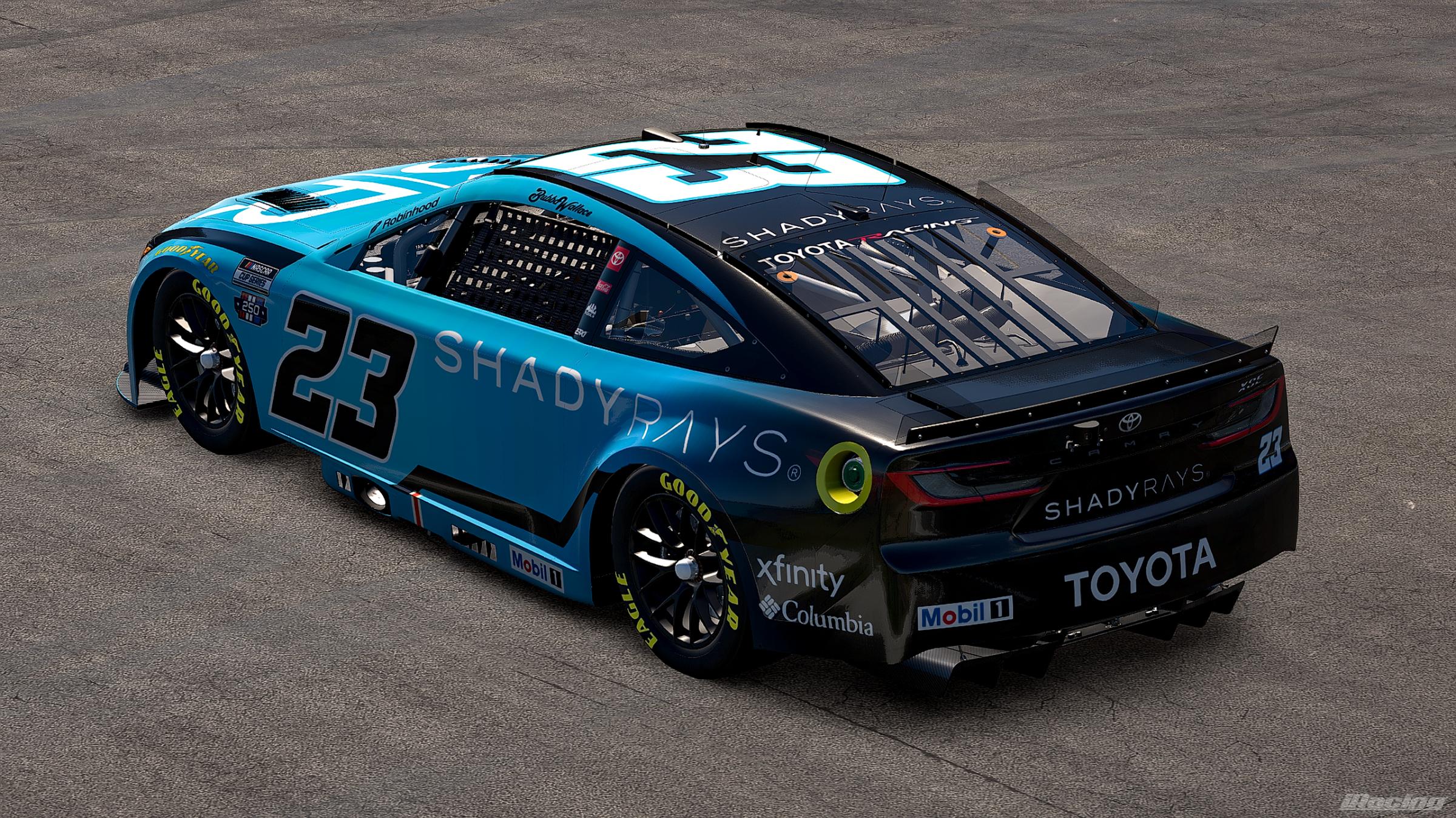 Preview of 2026 Bubba Wallace #23 Shady Rays Camry (Custom Number) by Jonathan Palmieri