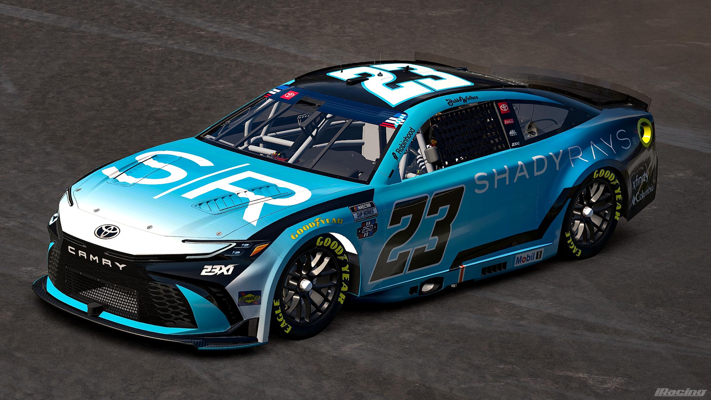 Preview of 2026 Bubba Wallace #23 Shady Rays Camry (Custom Number) by Jonathan Palmieri