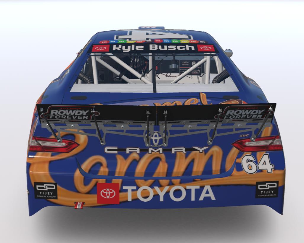 Preview of Kyle Busch Caramel M&Ms Euro NASCAR (Sim Stamped) by Logan Martini
