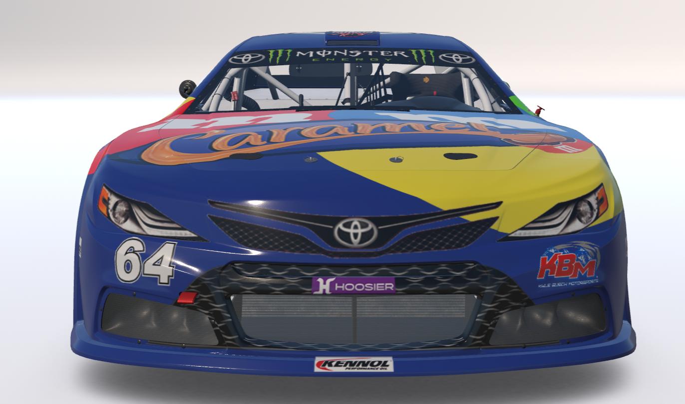 Preview of Kyle Busch Caramel M&Ms Euro NASCAR (Sim Stamped) by Logan Martini