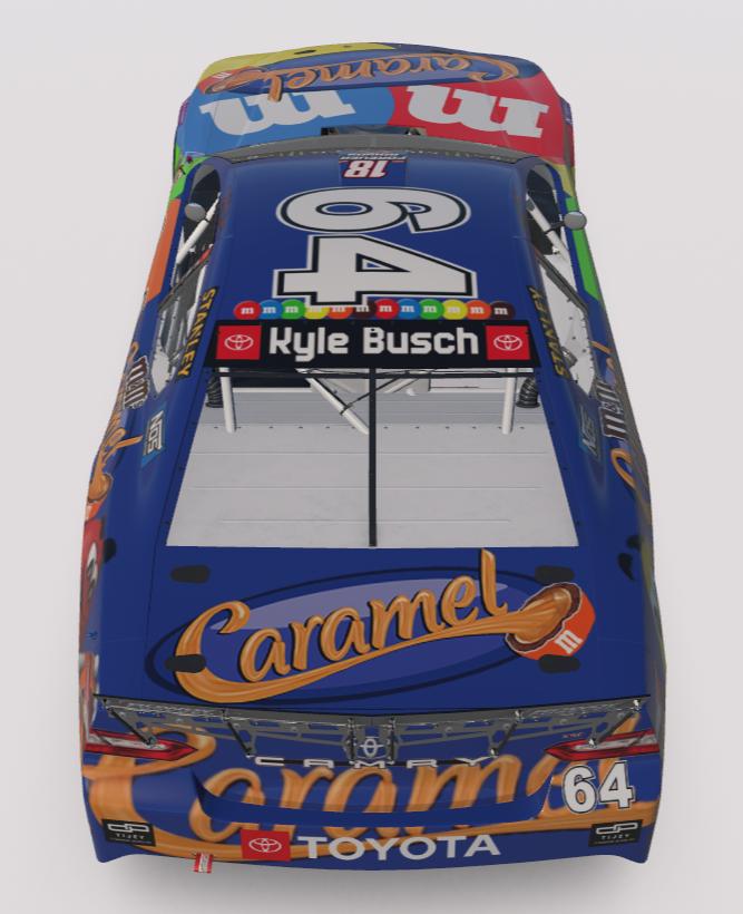 Preview of Kyle Busch Caramel M&Ms Euro NASCAR (Sim Stamped) by Logan Martini