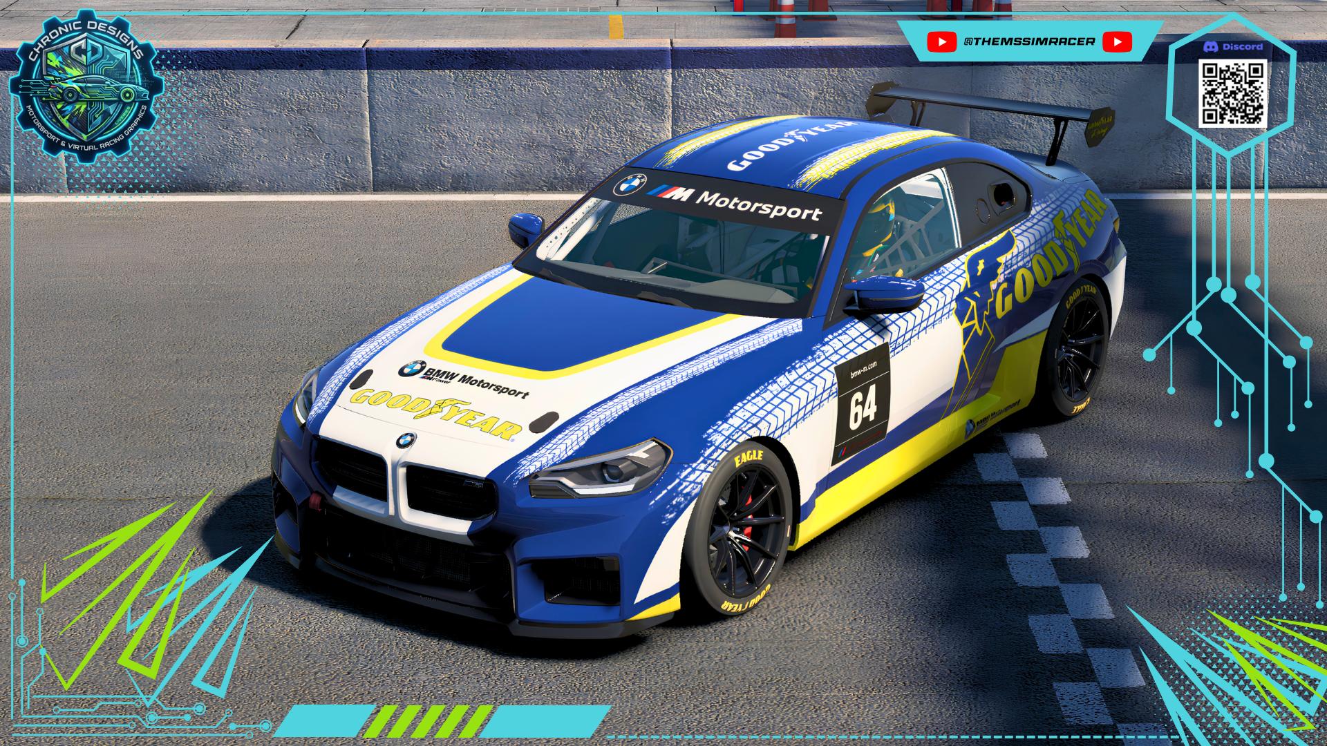 Preview of BMW M2 Racing (G87) Goodyear Livery by Shane Stanley