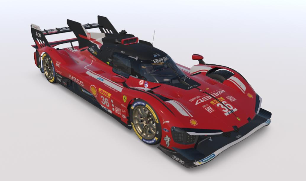 Preview of Factory Ferrari 499P LMH Concept by Steven Dubois