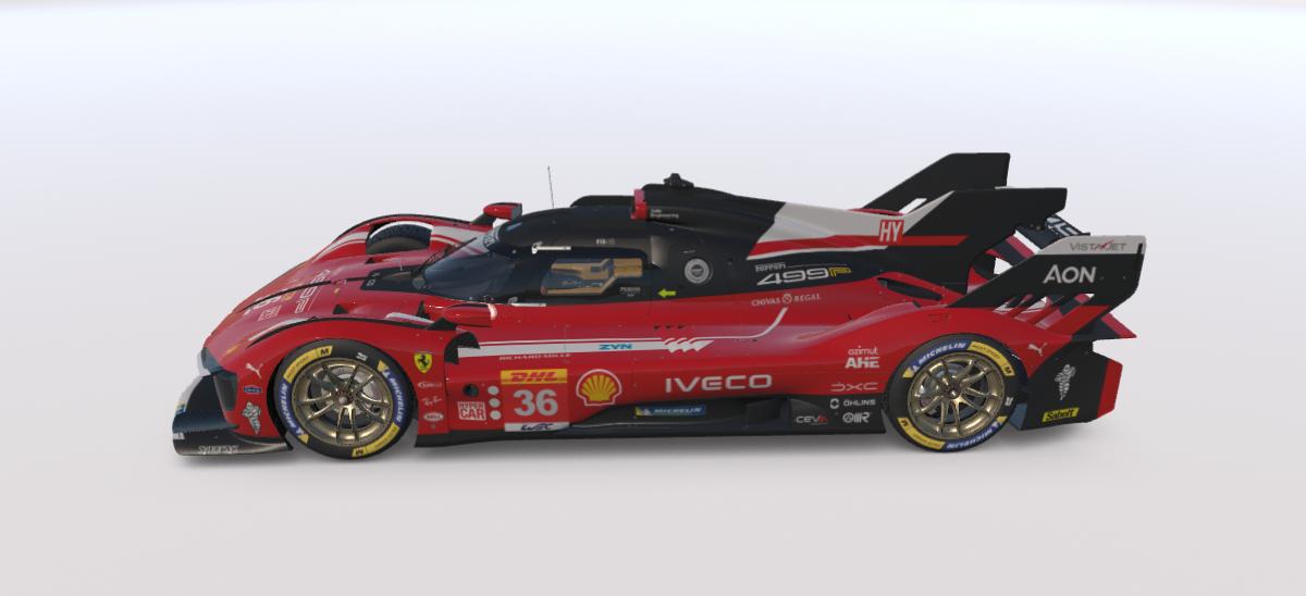 Preview of Factory Ferrari 499P LMH Concept by Steven Dubois