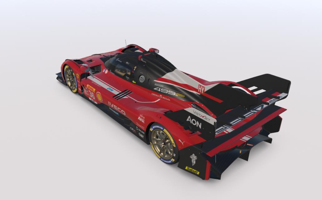 Preview of Factory Ferrari 499P LMH Concept by Steven Dubois