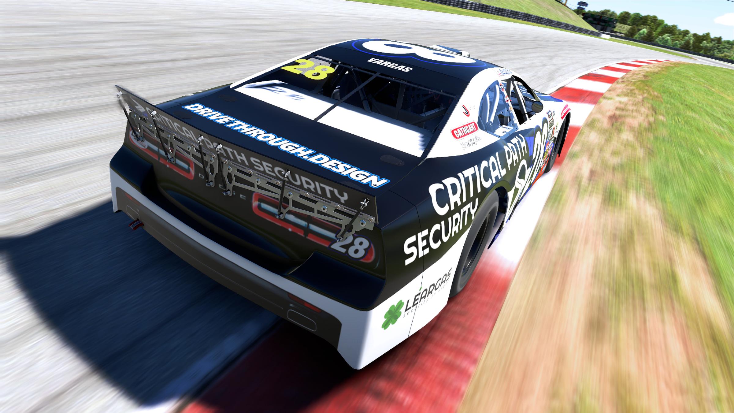 Preview of 2025 Ryan Vargas #28 Critical Path Security NASCAR Canada Dodge Challenger by Davin Cornelius