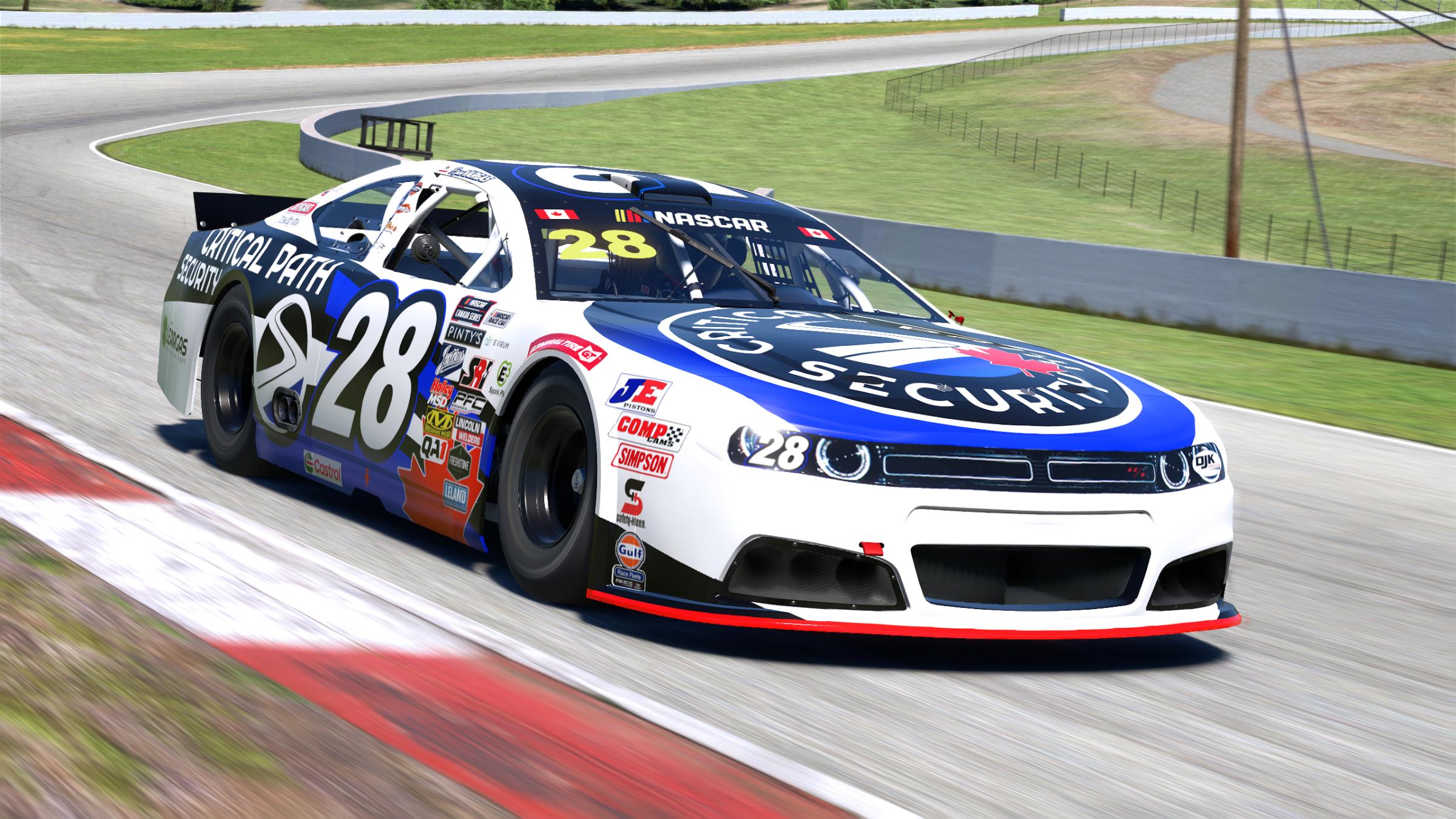 Preview of 2025 Ryan Vargas Critical Path Security NASCAR Canada Dodge Challenger by Davin Cornelius