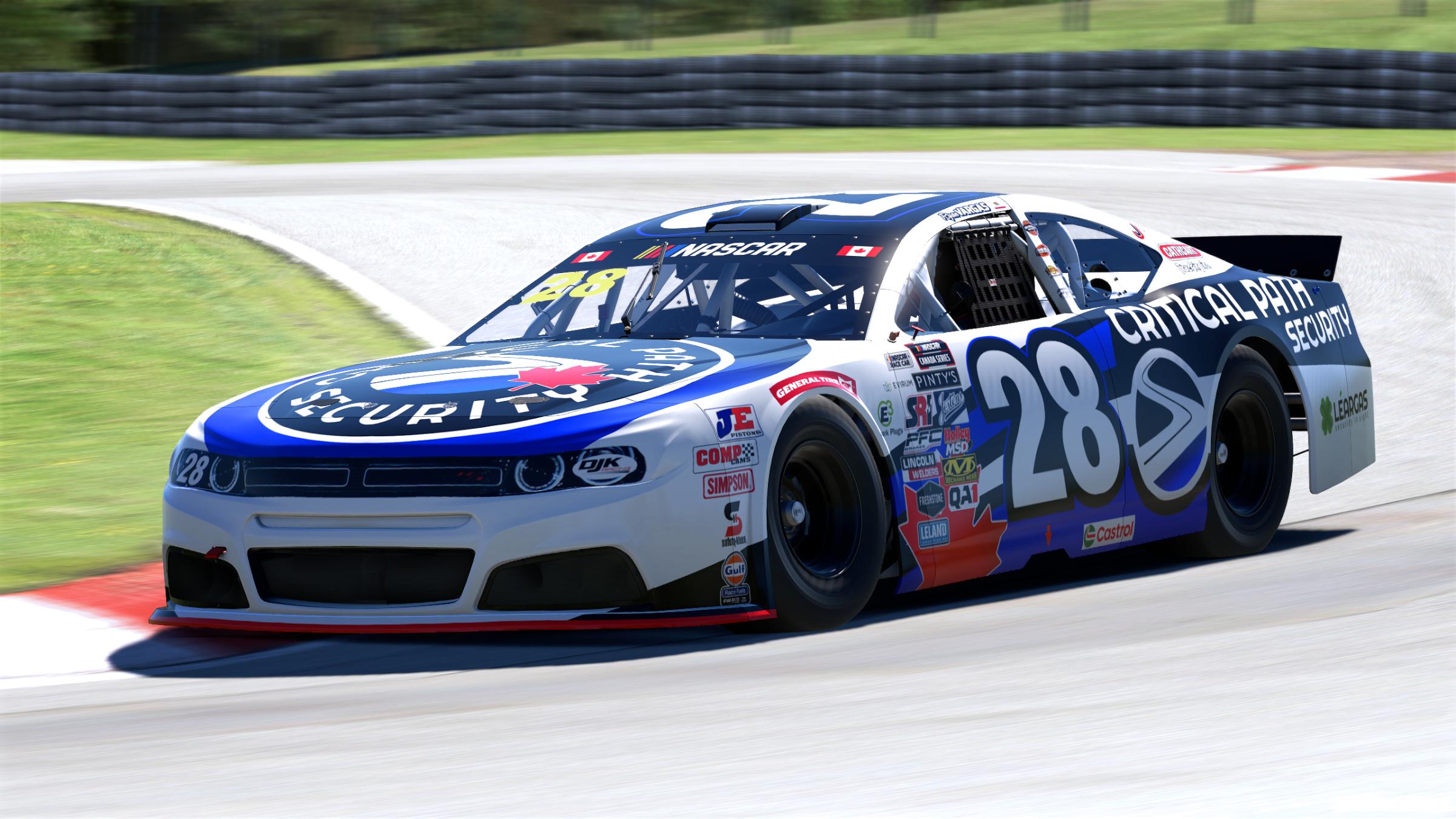 Preview of 2025 Ryan Vargas Critical Path Security NASCAR Canada Dodge Challenger by Davin Cornelius
