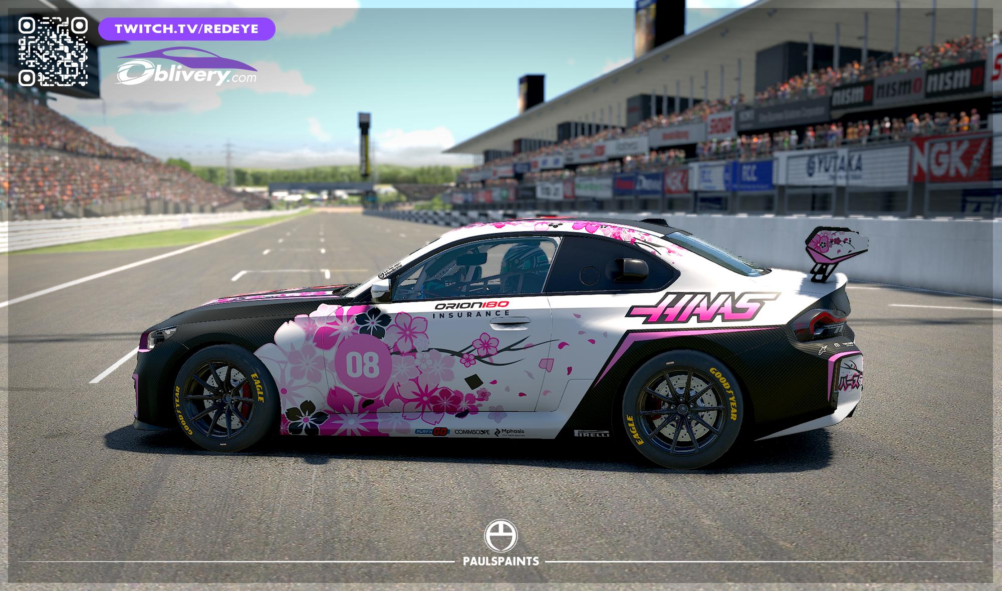 Preview of 2025 Sakura Haas Special Livery for the BMW M2 by Paul R Chaloner