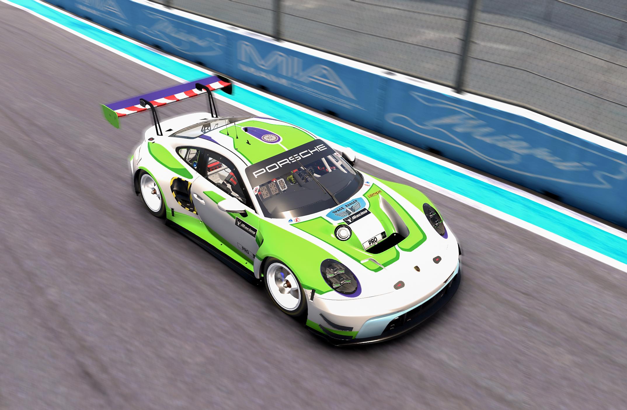 Preview of Porsche GT3 R 992 Buzz Lighyear by Gianluca Bresci