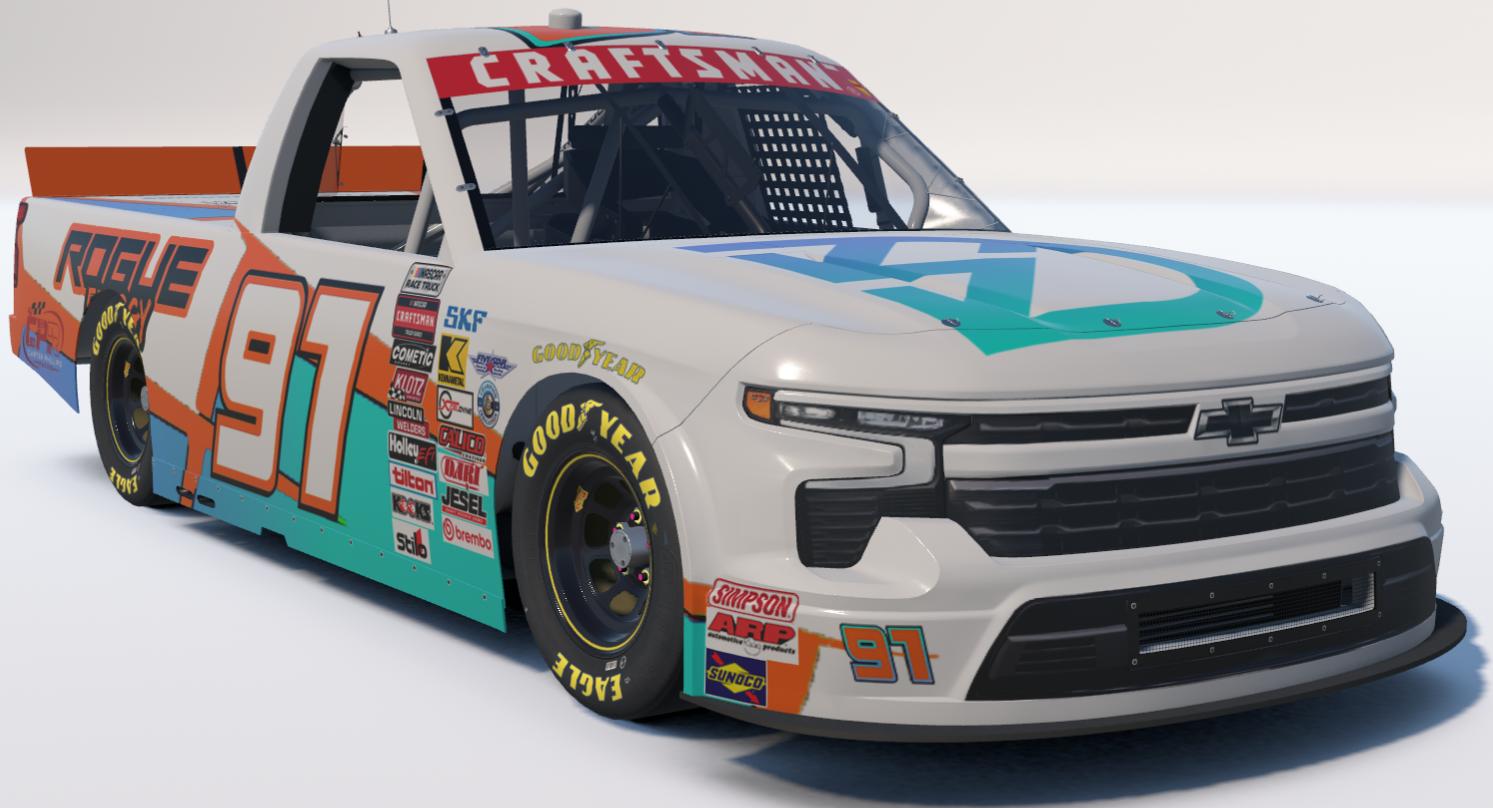 Preview of Dr. G Powerwashing Silverado (White) - Eddie Hagigh #97 by Marshall Crocker Jr