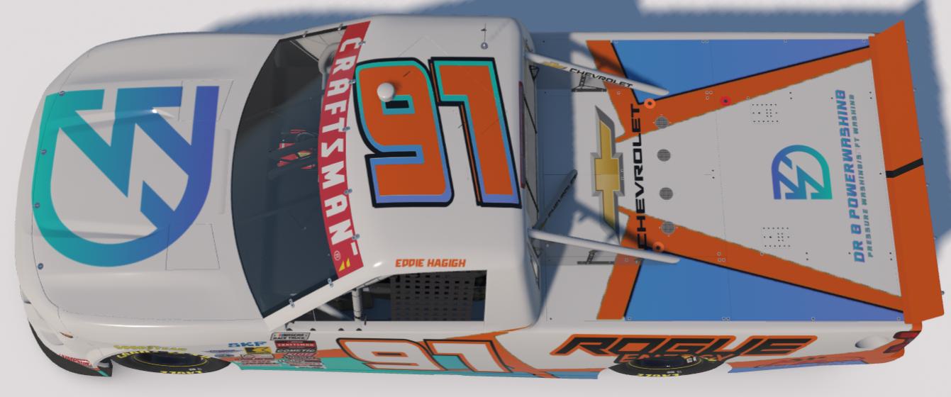 Preview of Dr. G Powerwashing Silverado (White) - Eddie Hagigh #97 by Marshall Crocker Jr