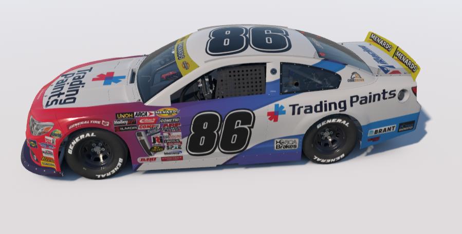 Preview of Trading Paints ARCA Chevrolet (light) by Steve Luvender