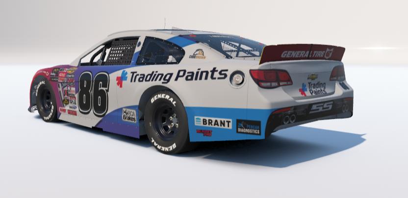 Preview of Trading Paints ARCA Chevrolet (light) by Steve Luvender