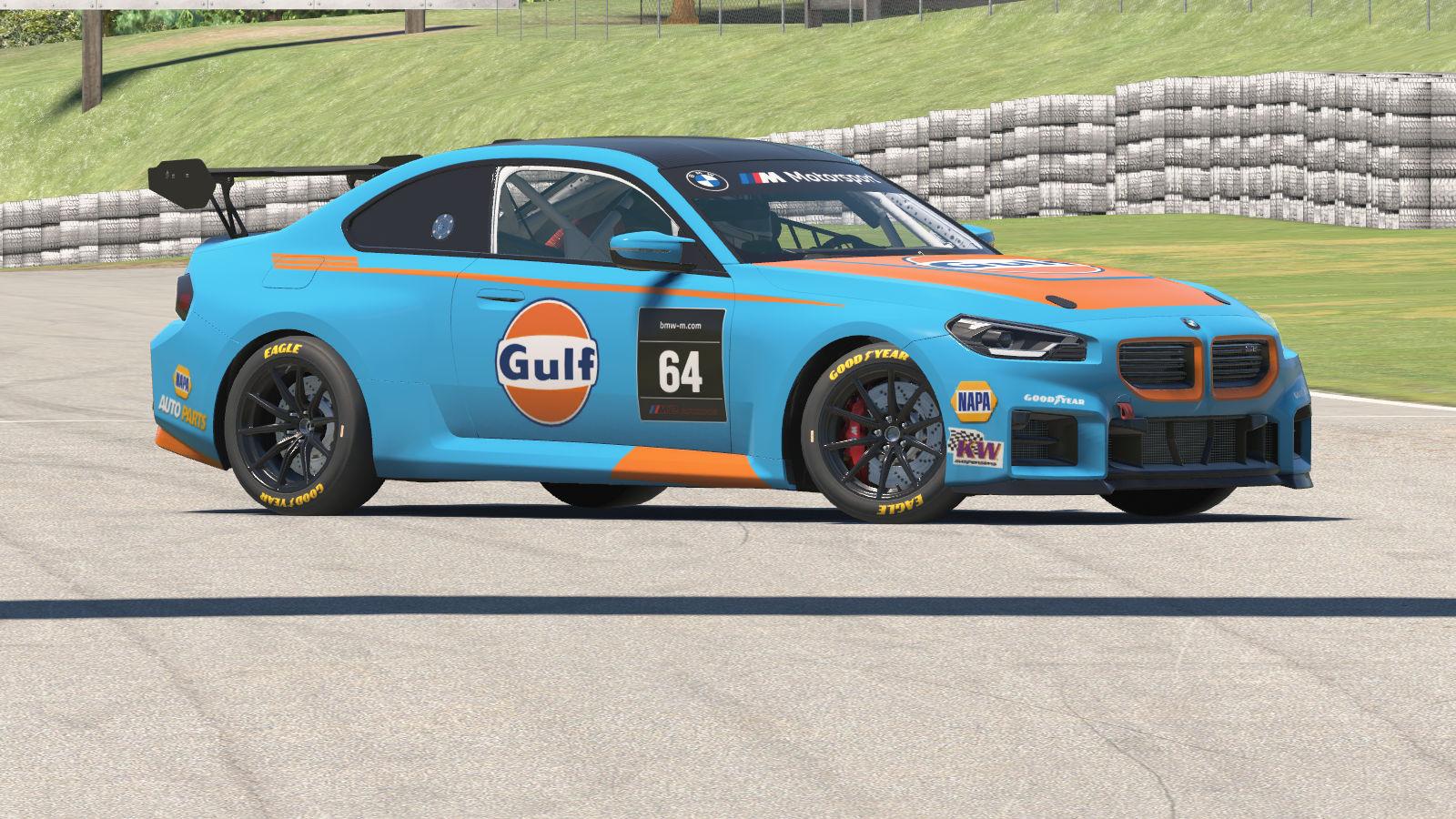 Preview of Gulf Racing BMW M2 by Stephane Parent