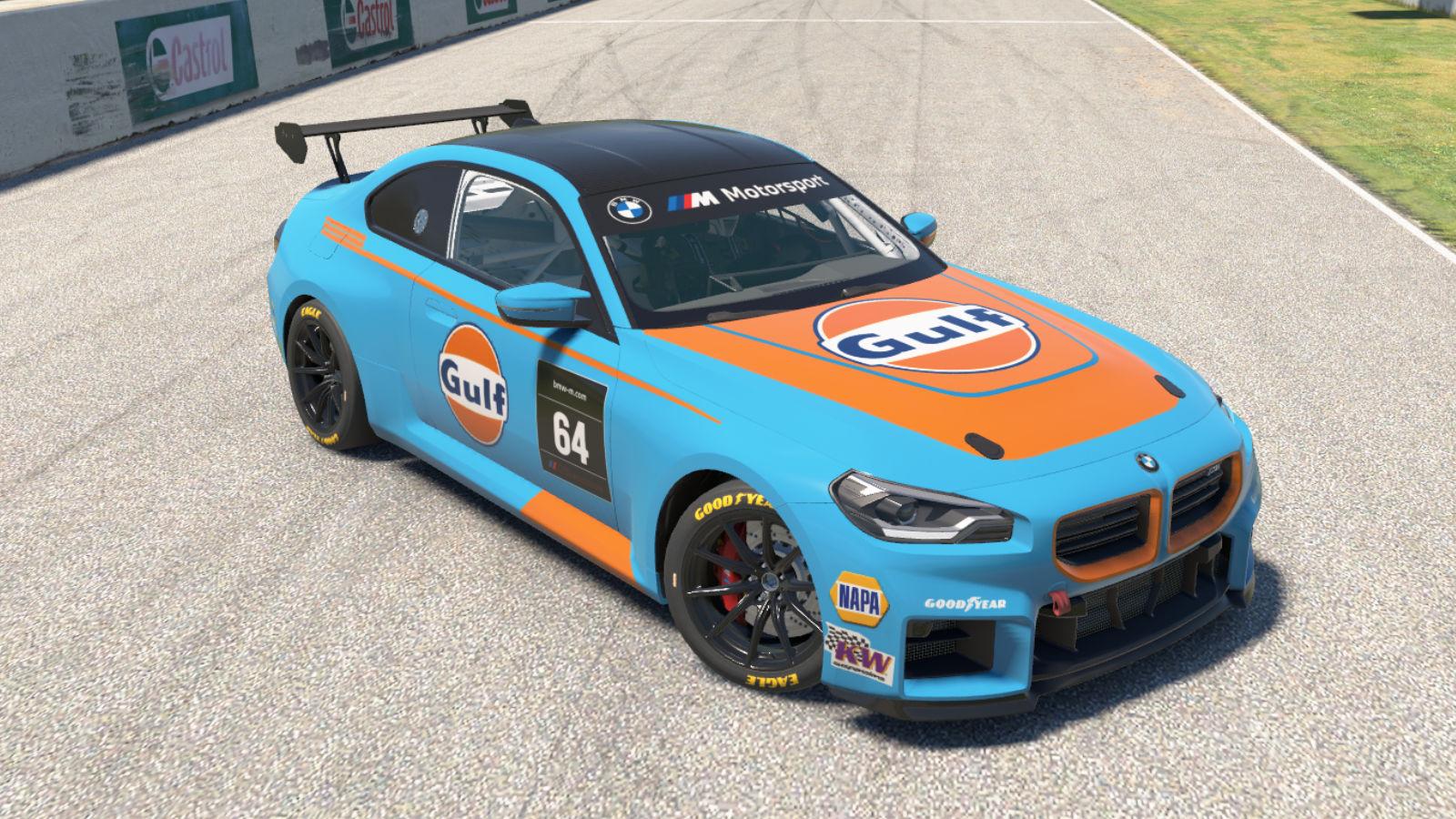 Preview of Gulf Racing BMW M2 by Stephane Parent