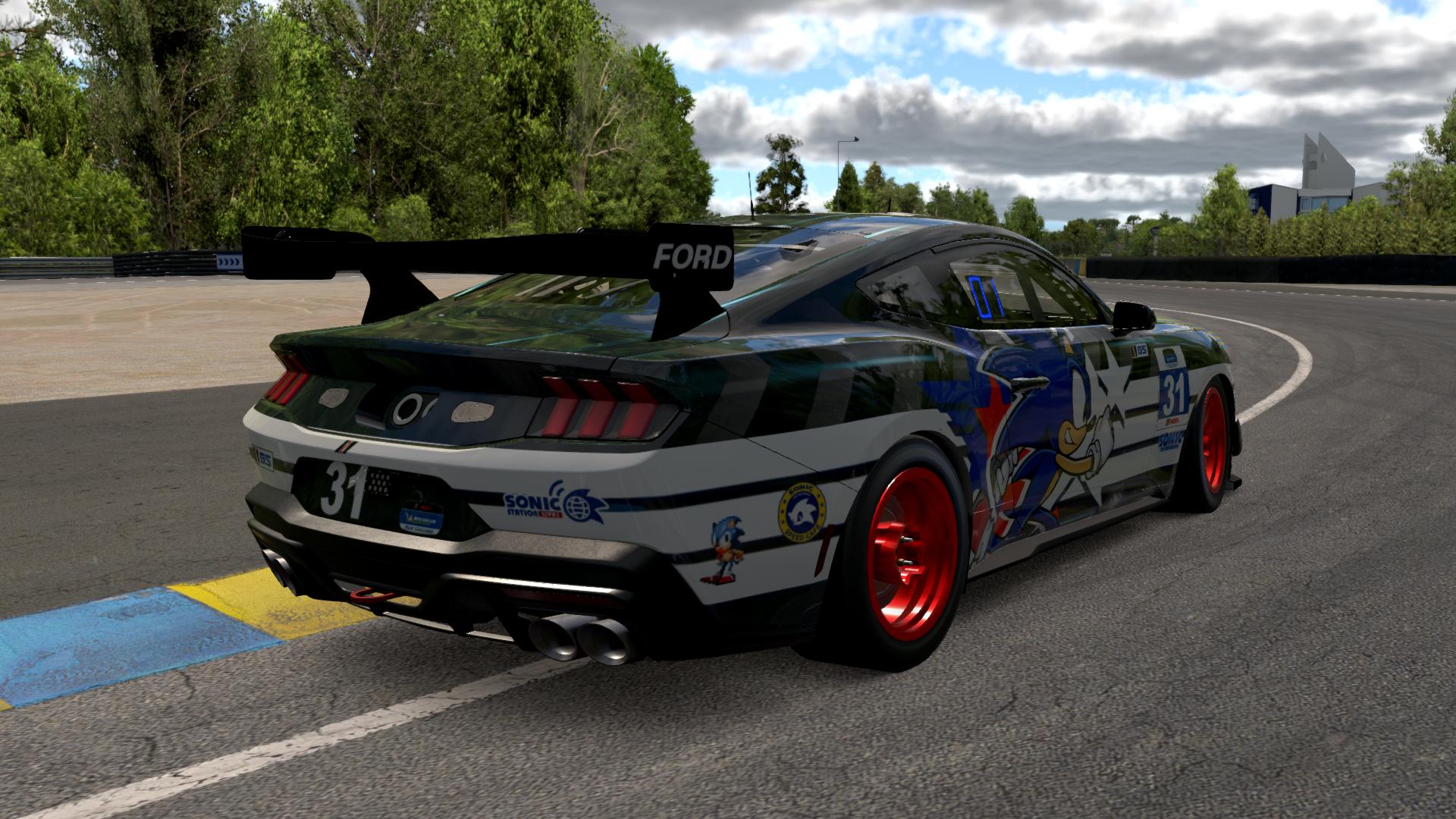 Preview of Sonic The Hedgehog - Ford Mustang GT4 by &Oacute;scar D.