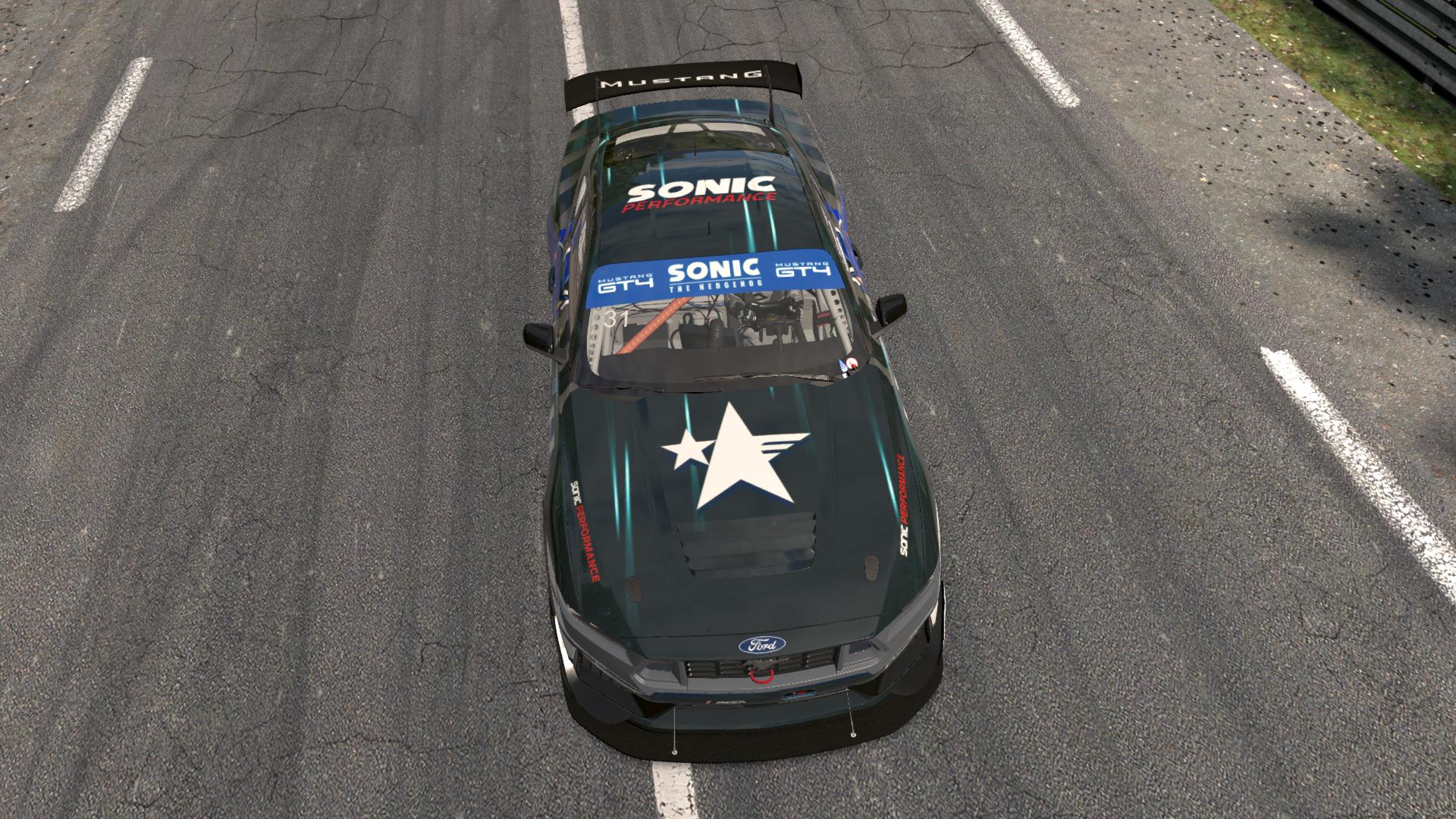 Preview of Sonic The Hedgehog - Ford Mustang GT4 by &Oacute;scar D.