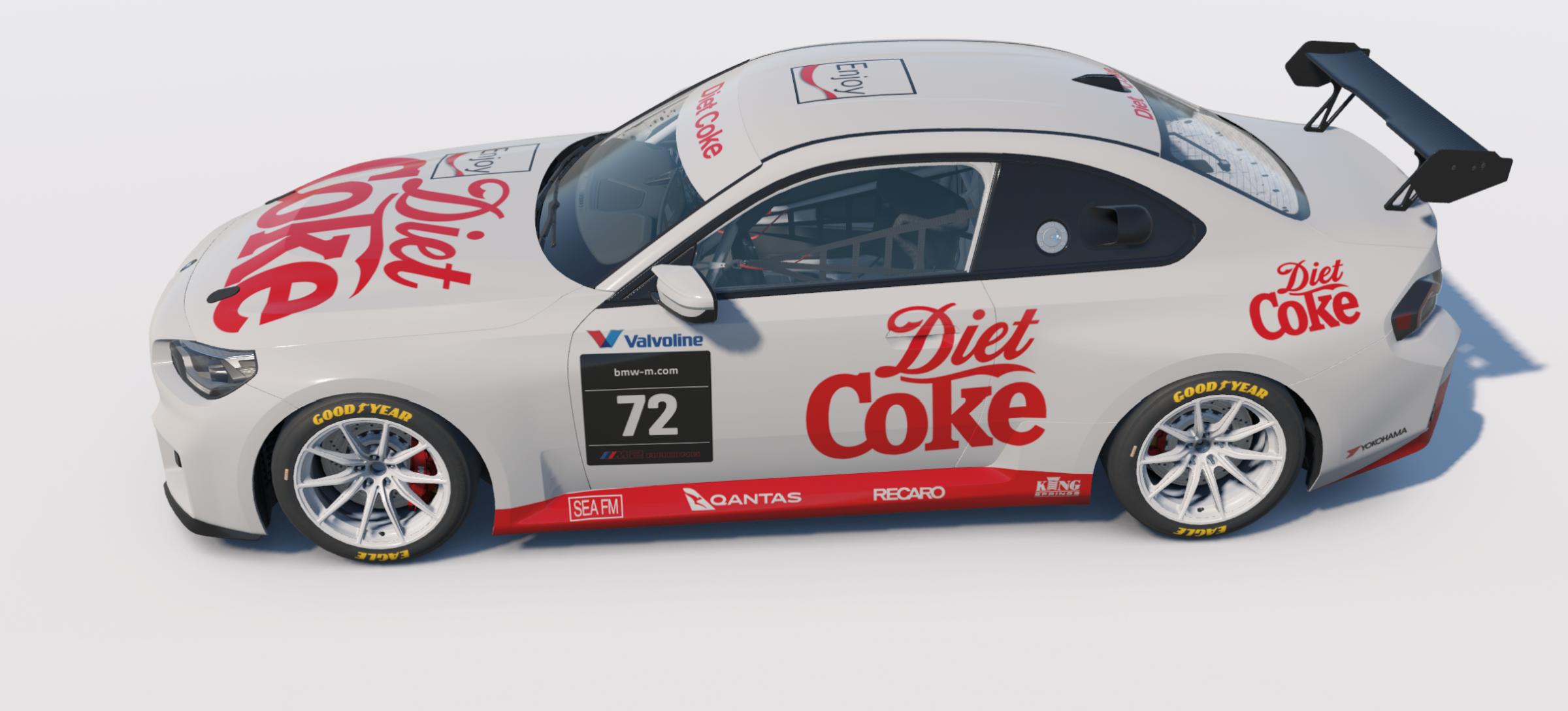 Preview of BMW M2 Racing G87 Diet Coke by Greg Barton