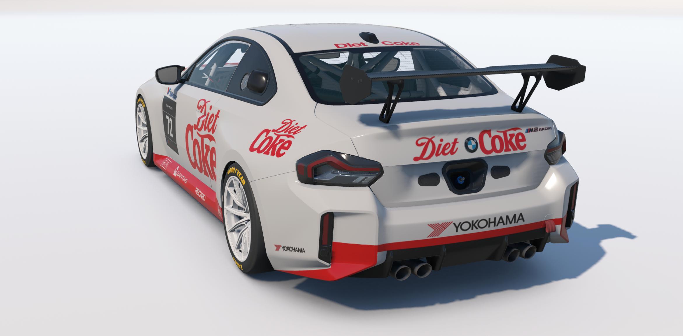 Preview of BMW M2 Racing G87 Diet Coke by Greg Barton
