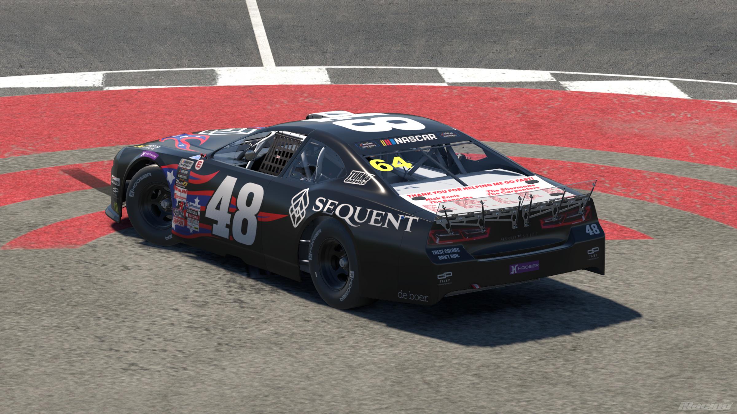 Preview of 2024 Euro NASCAR Nick Strickler Sequent NO NUMBER (OFFICIAL) by Nick P.