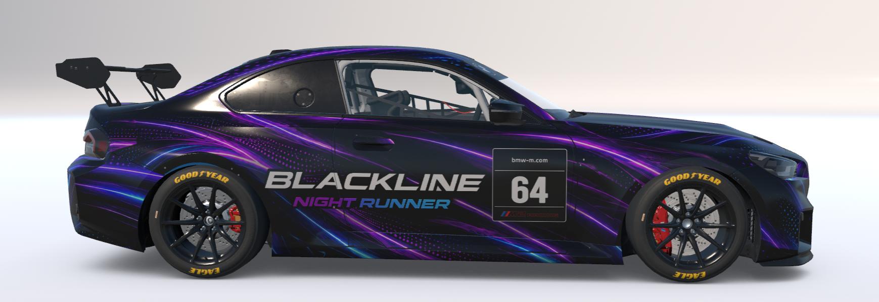 Preview of BMW M2 Racing G87 Night Runner Livery by Guy Robertson