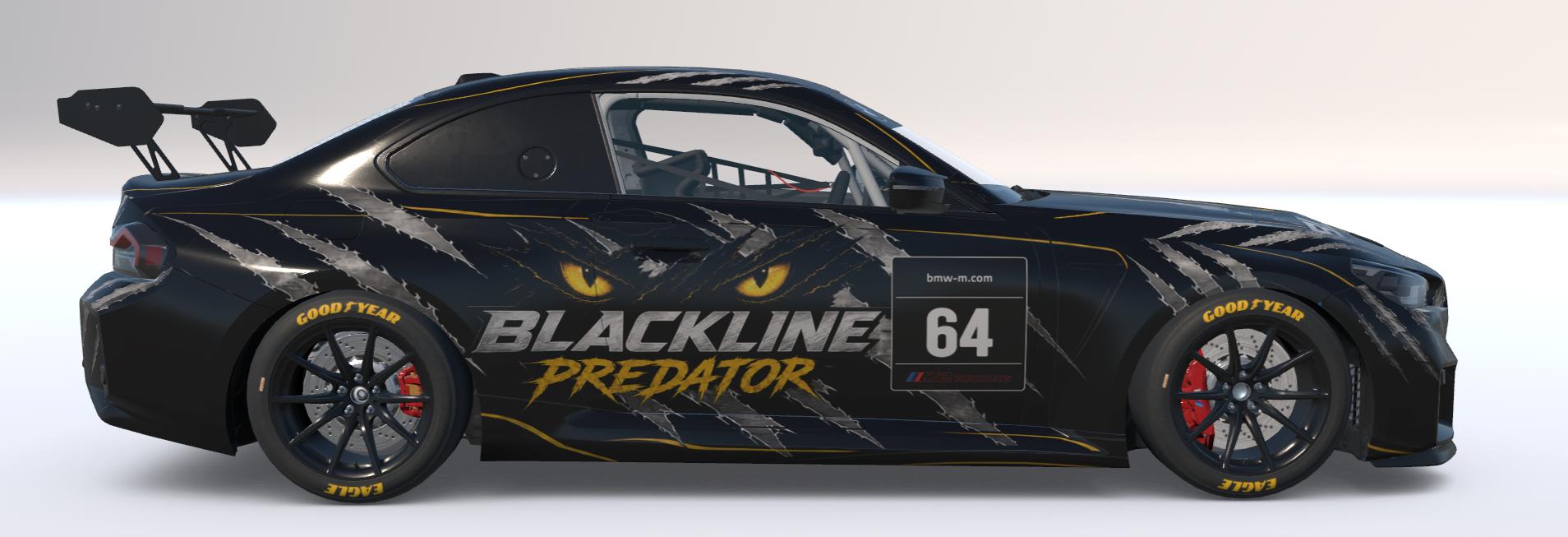 Preview of BMW M2 Racing G87 Blackline Predator Livery by Guy Robertson