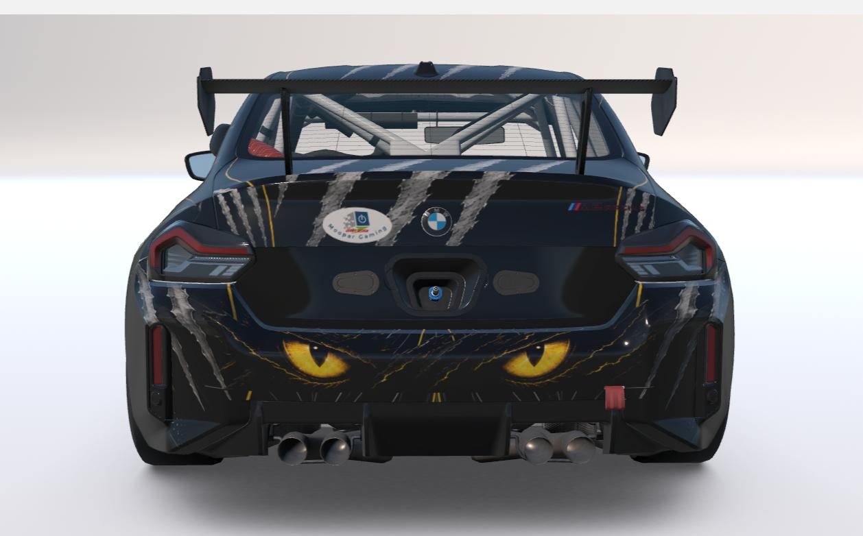 Preview of BMW M2 Racing G87 Blackline Predator Livery by Guy Robertson