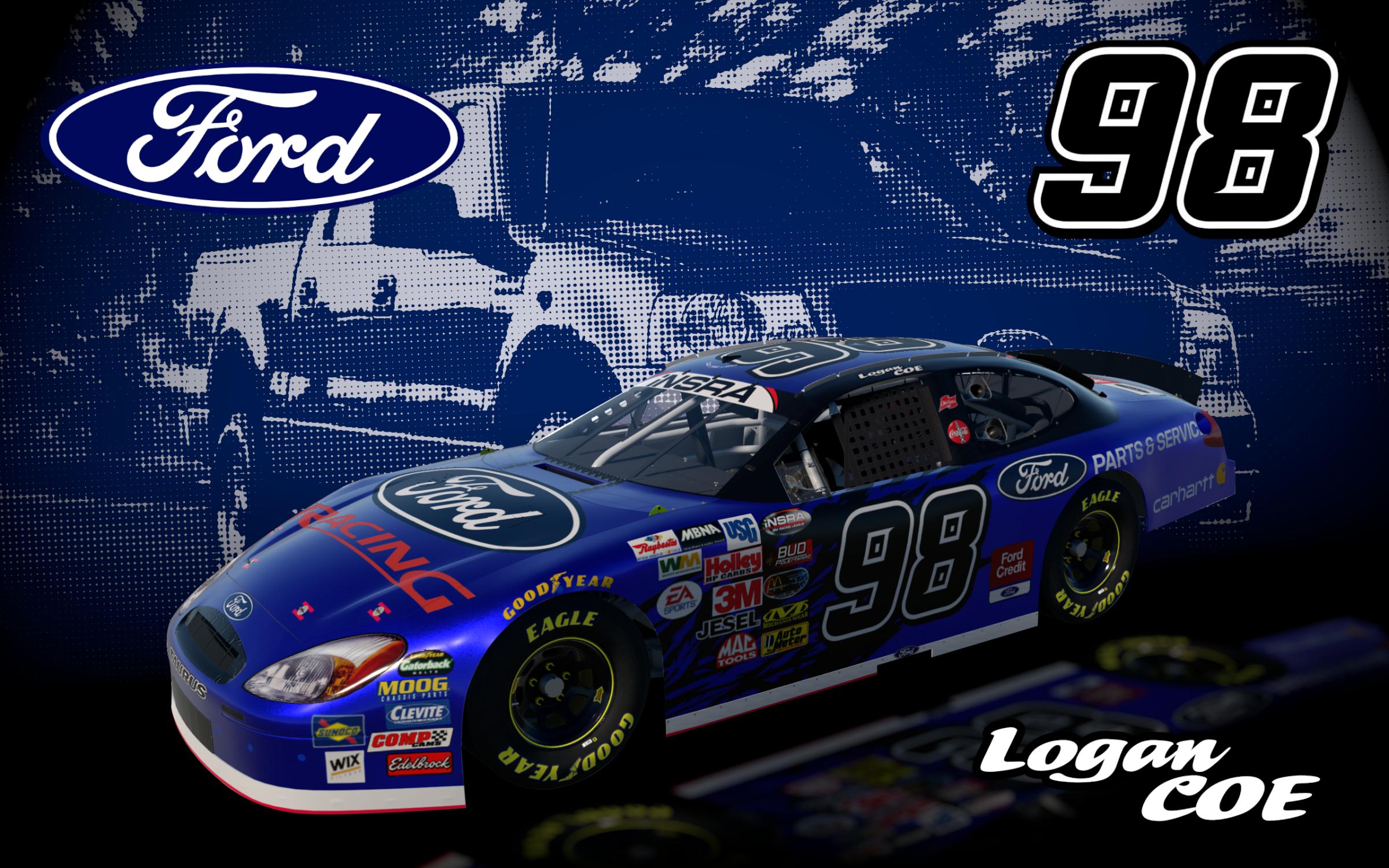 Preview of Logan Coe 2026 Ford Racing Taurus (Fictional) by Nathaniel O.