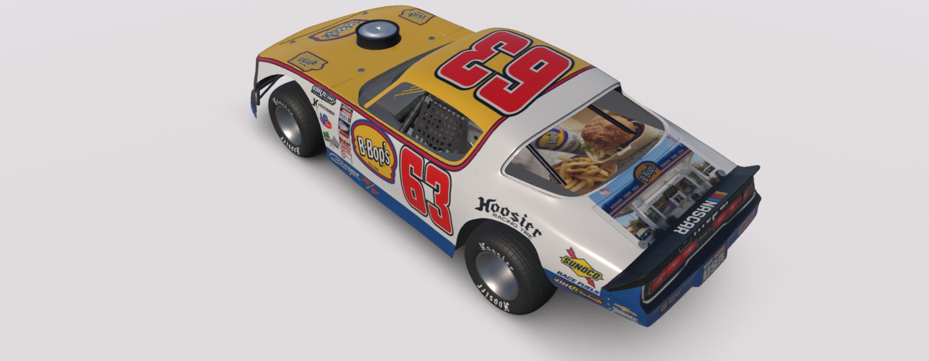 Preview of Fictional 1969 Dodge Charger B-Bops Burger Drive-Thru (Iowa) Dirt Street Stock by Dave Whitney