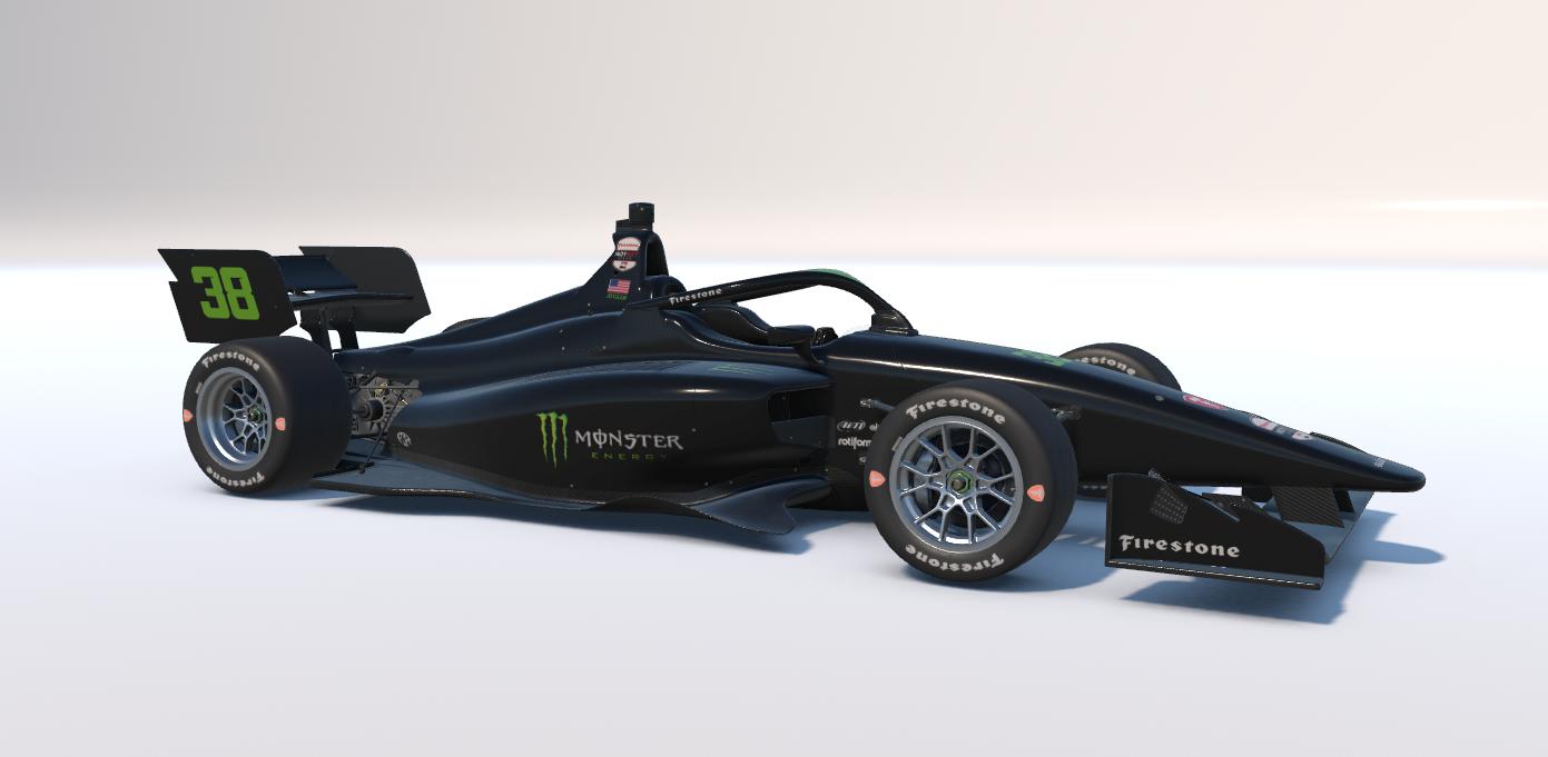 Preview of Hailie Deegan #38 Monster Energy 2025 Indy NXT by Firestone With Custom Number by Ryan Broderick
