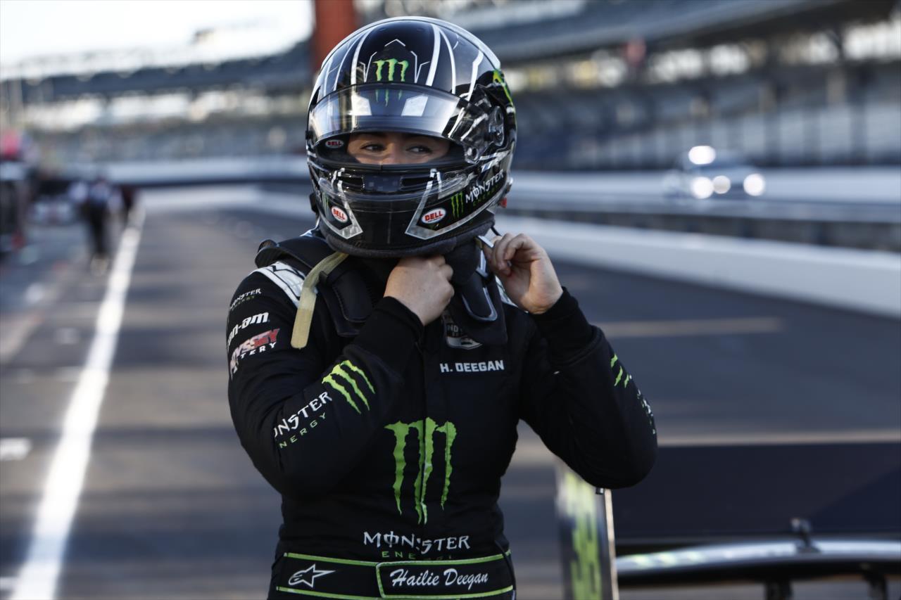 Preview of Hailie Deegan #38 Monster Energy 2025 Indy NXT by Firestone by Ryan Broderick
