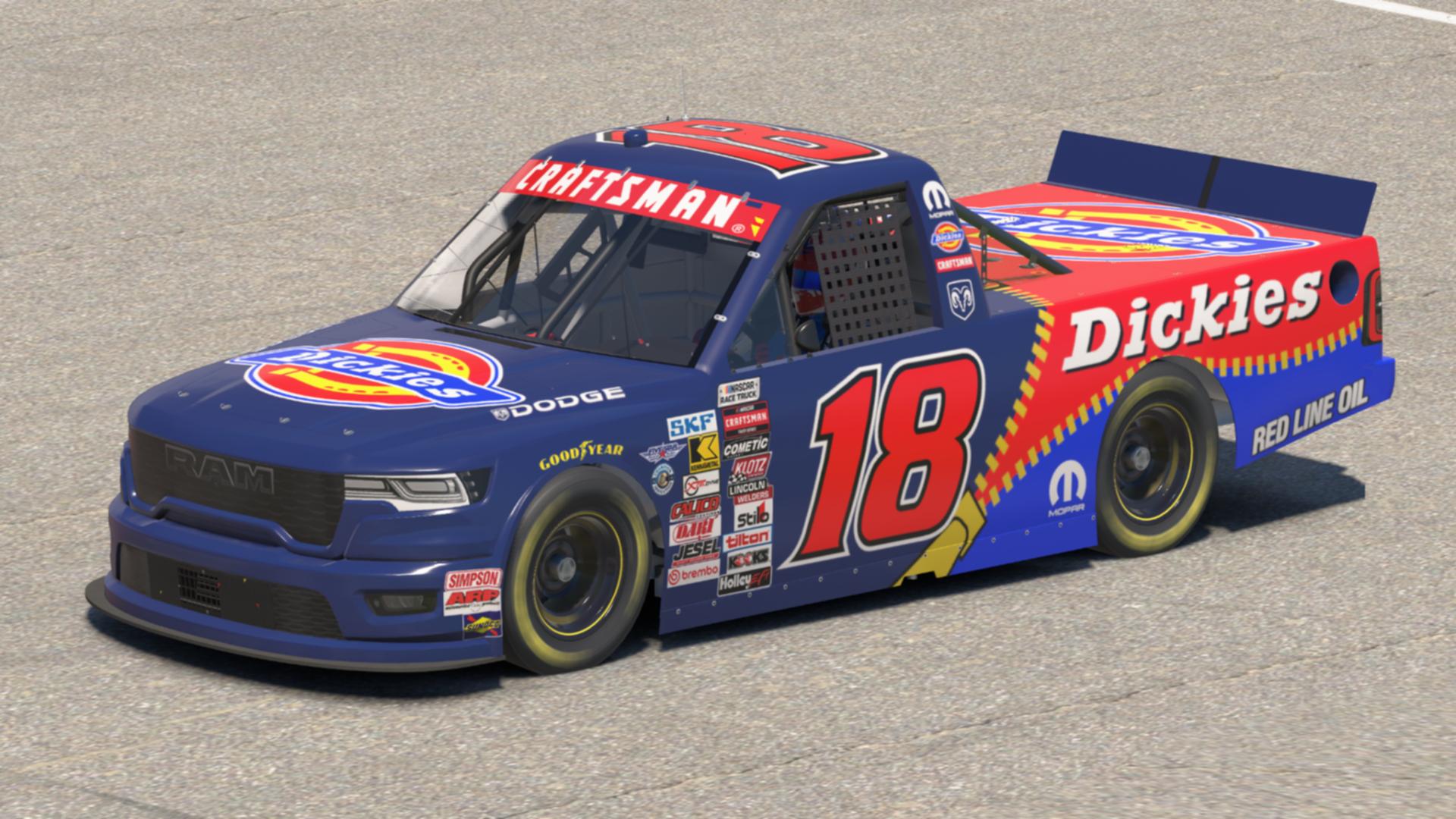 Preview of Chad Chaffin 18 Dickies Ram 1500 by Jacob Fortino