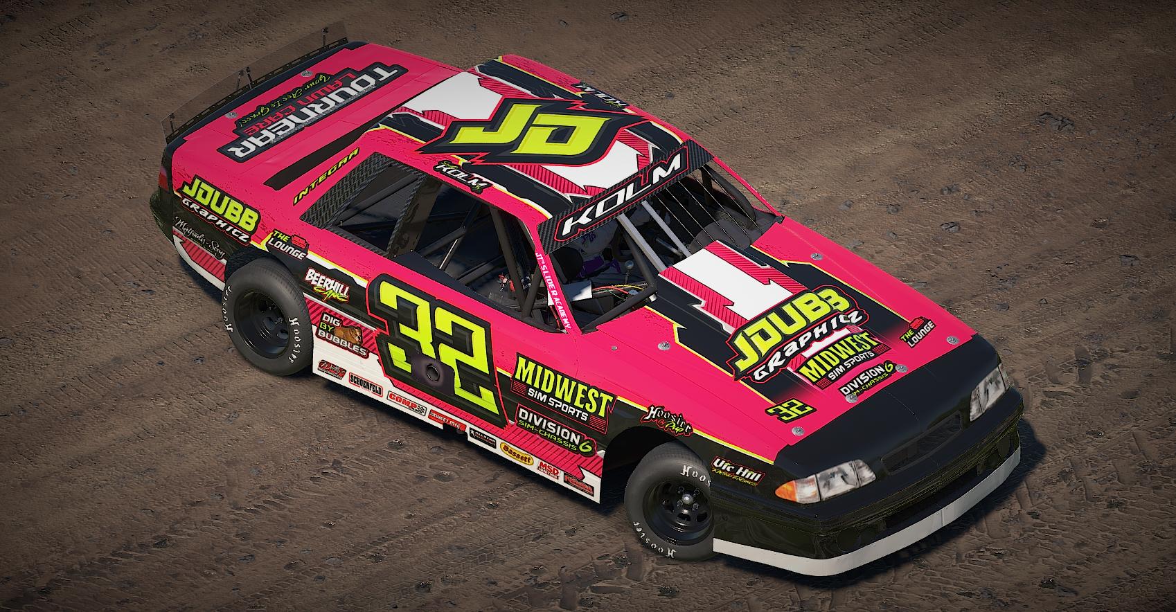 Preview of Scott Kolm / "Pink Flo" Mini-Stock / #32 by Joshua Wright3