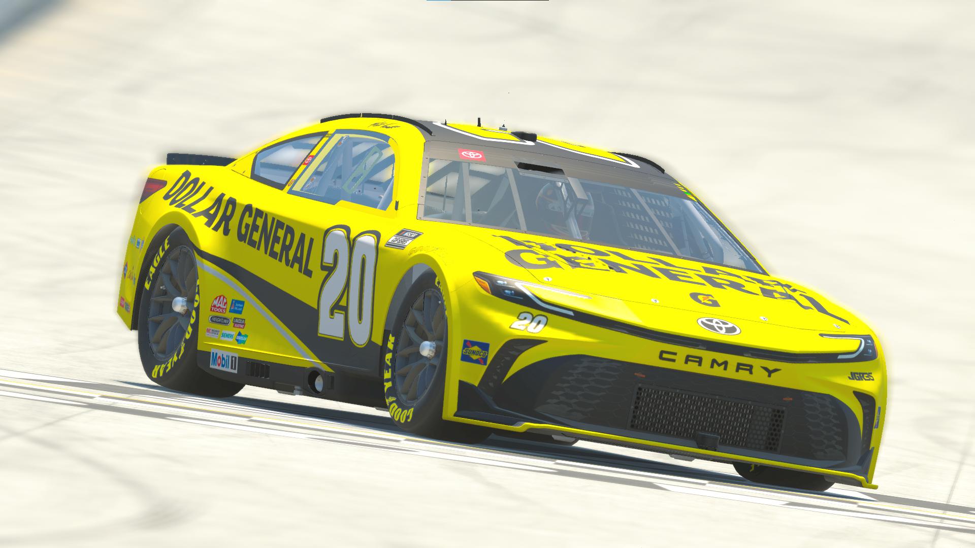 Preview of Matt Kenseth 2026 Dollar General Cup Camry by Justin Vandermaarel