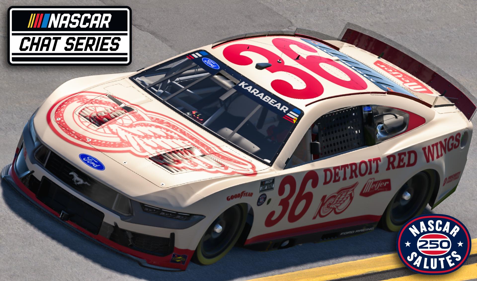 Preview of 2026 Red Wings Centennial #36 Ford Mustang - USA 250 - NCS Version by Jordan N.