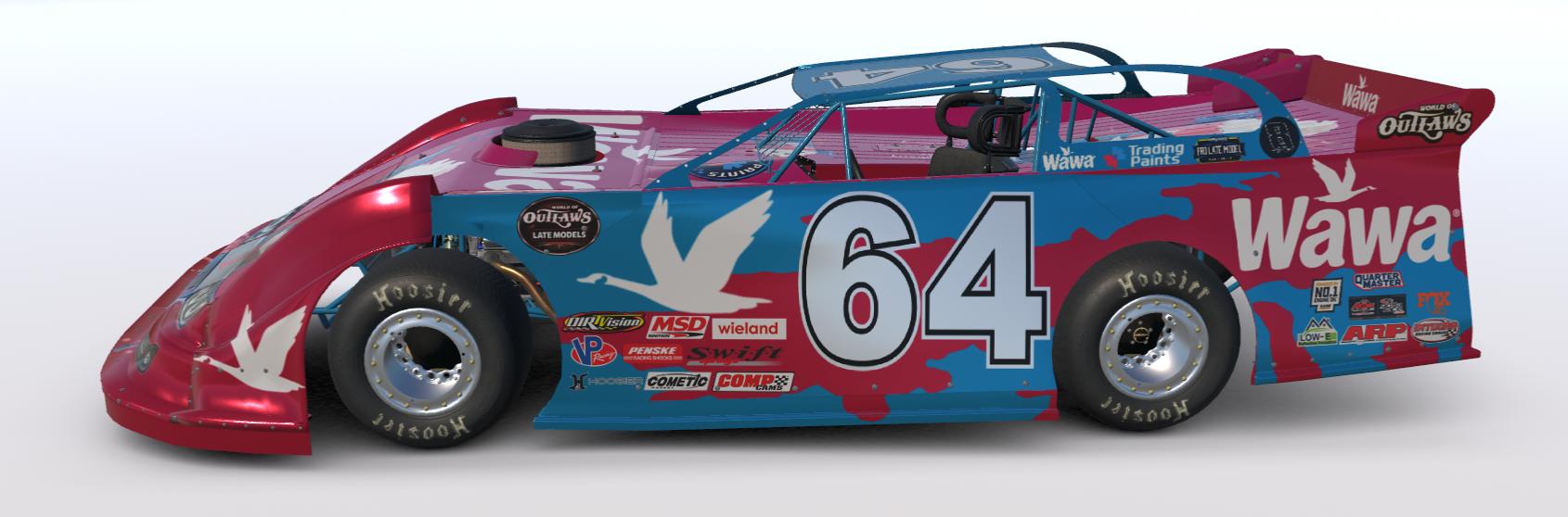 Preview of Wawa Blue Raspberry Swirl Dirt Late Model - Super by Logan Martini