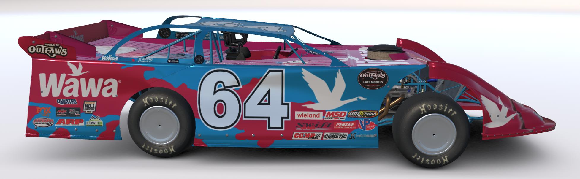Preview of Wawa Blue Raspberry Swirl Dirt Late Model - Super by Logan Martini